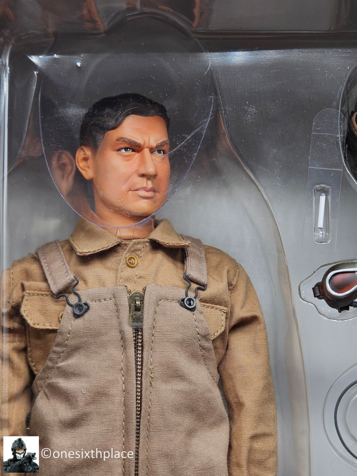 1:6 scale WWII US Army Tank Crewman 3rd Armored Div SSG Mac 12" Figure