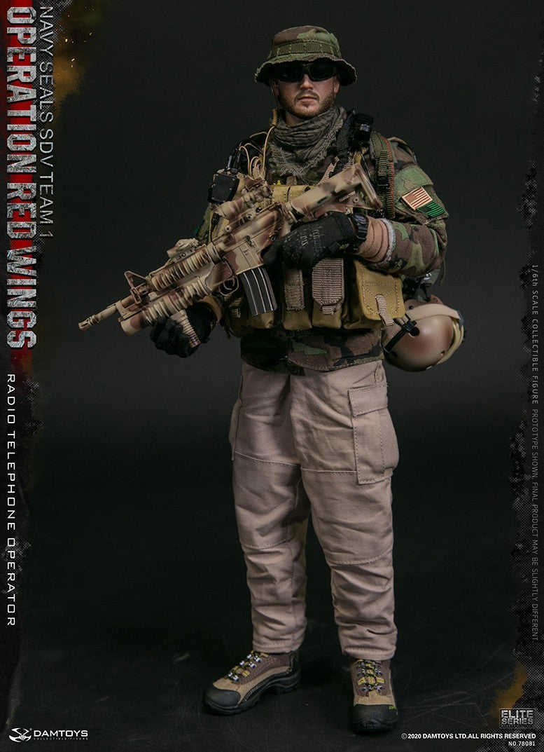 1:6 scale DamToys Navy SEAL Operation Red Wings Radio Operator Shemagh Scarf