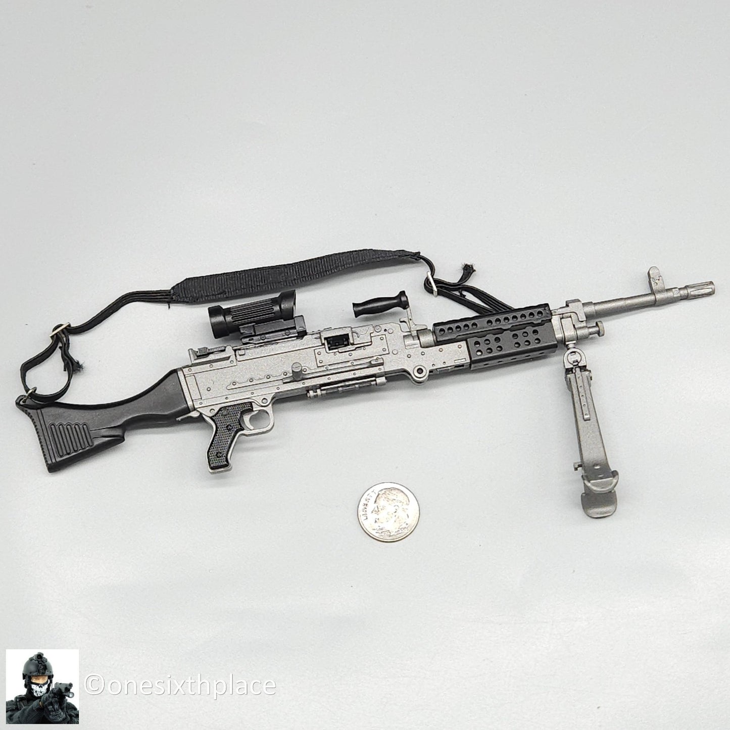 1:6 Dragon Army Ranger Tim M240B Heavy Machine Gun for 12" Figures