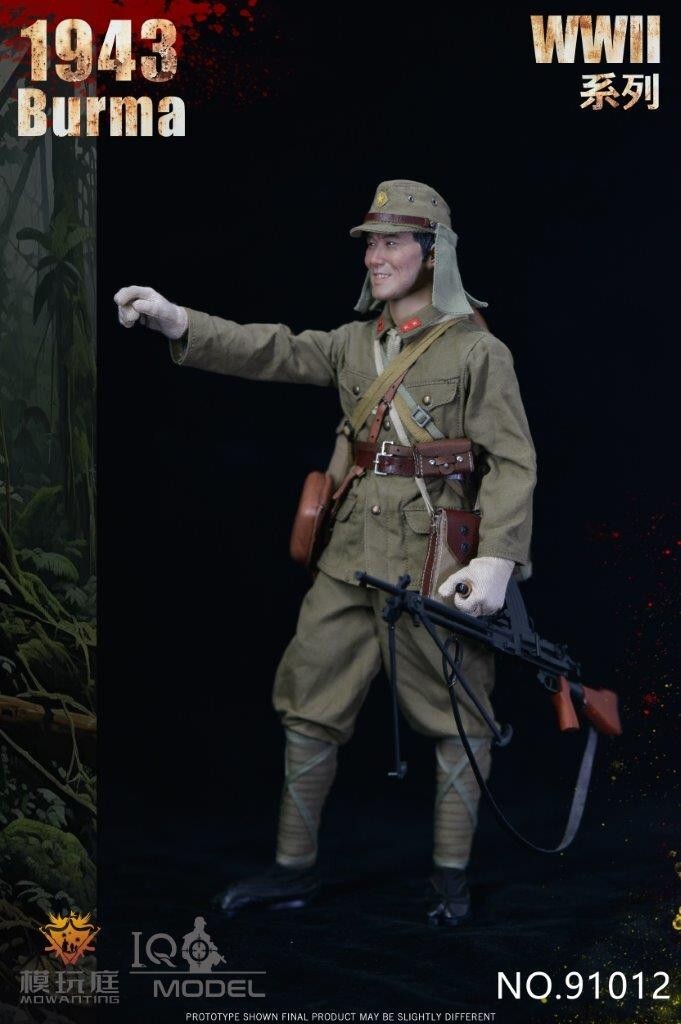 1:6 scale IQO Model WWII Japanese 1943 Burma 12" Figure 91012