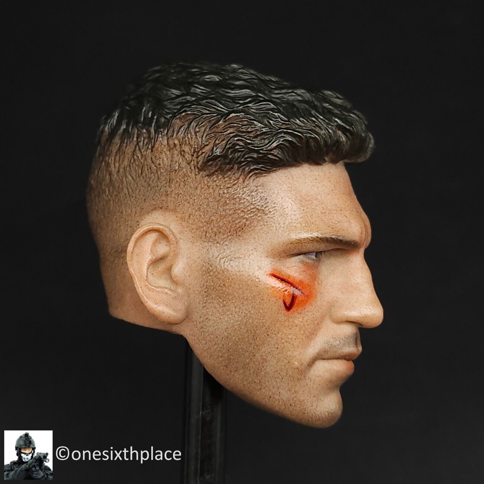 1:6 scale Jon Bernthal Punisher Male Head Sculpt UNBRANDED for 12" Figures