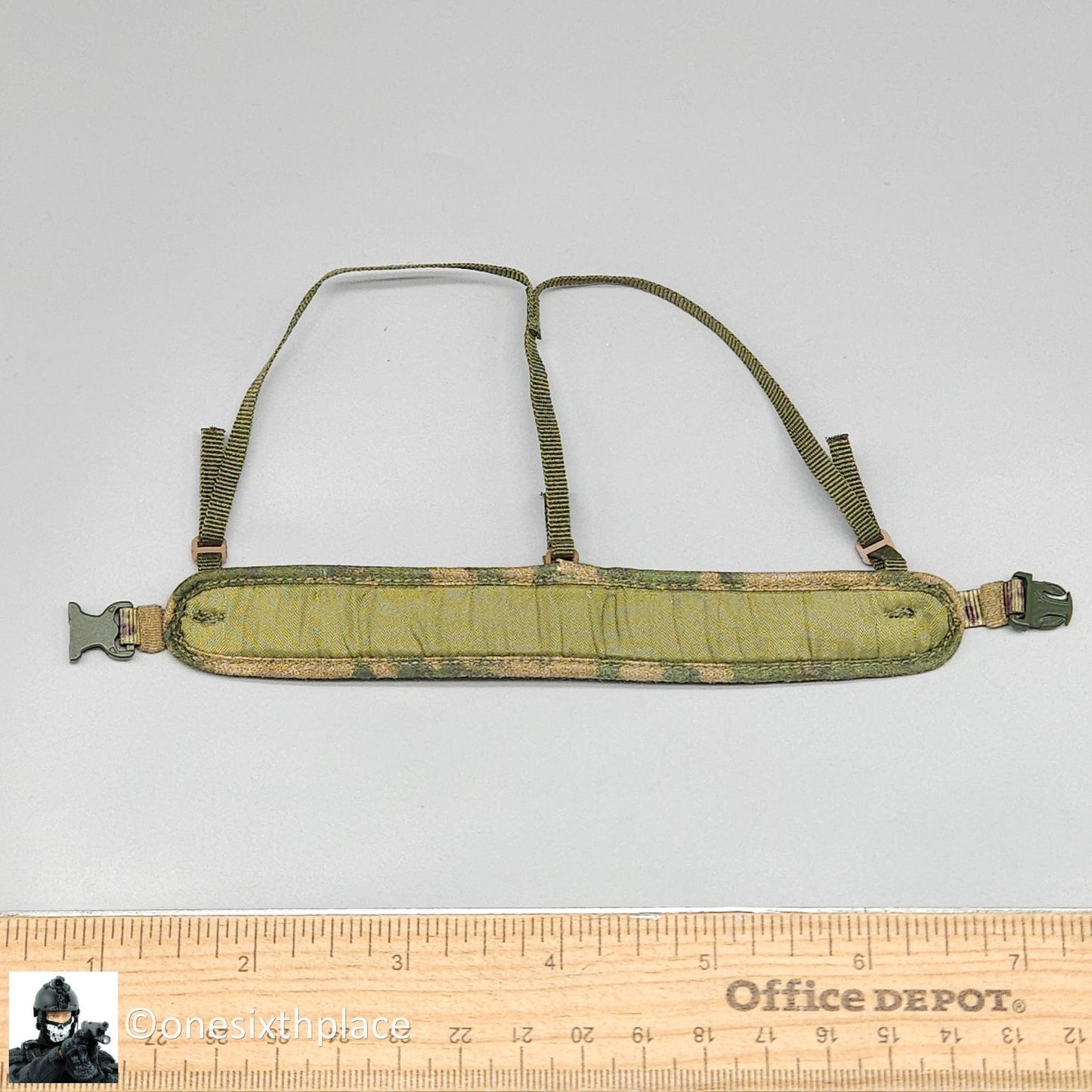 1:6 DamToys Russian Spetsnaz FSB Alpha Gunner A-TACs Camo MOLLE Belt 12" Figures