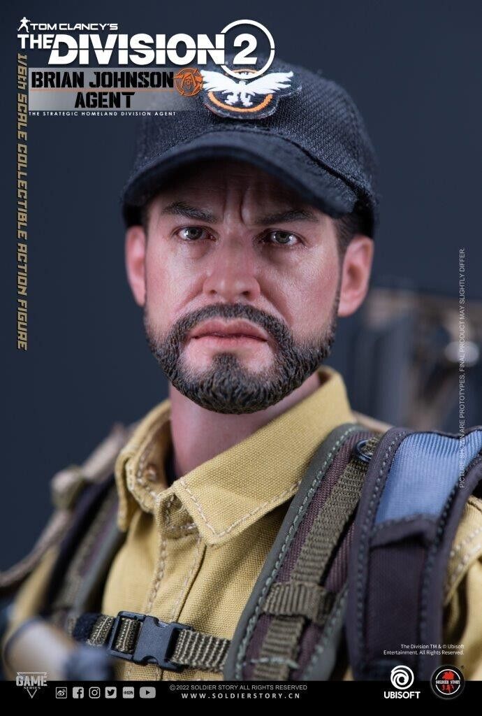 1:6 Soldier Story The Division 2 Agent Brian Johnson Gloved Hands Set 12" Figure