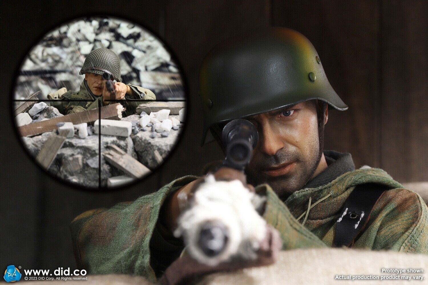 1:6 Scale DiD WWII German Wehrmacht Heer Sniper Wolfgang 12" Figure D80163