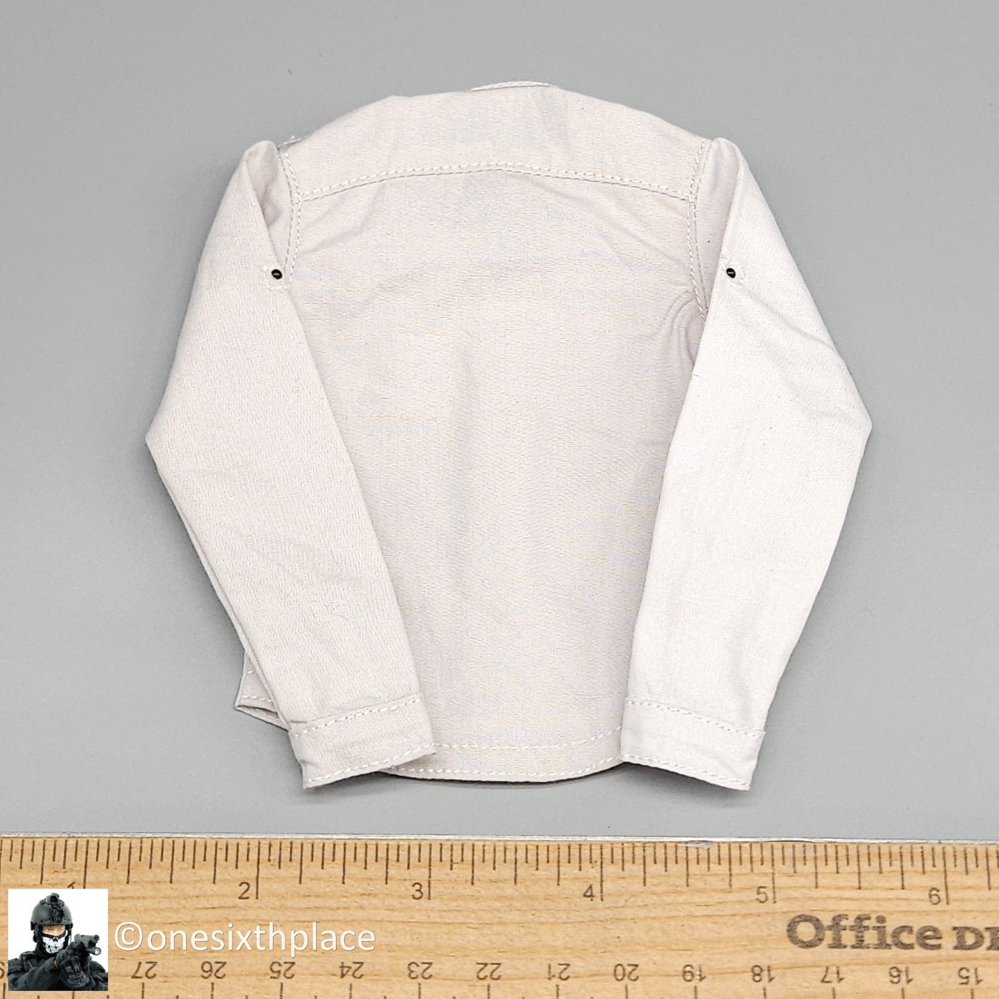 1:6 scale Easy & Simple Coalition Forces White Shirt for 12" Figure 26065SC