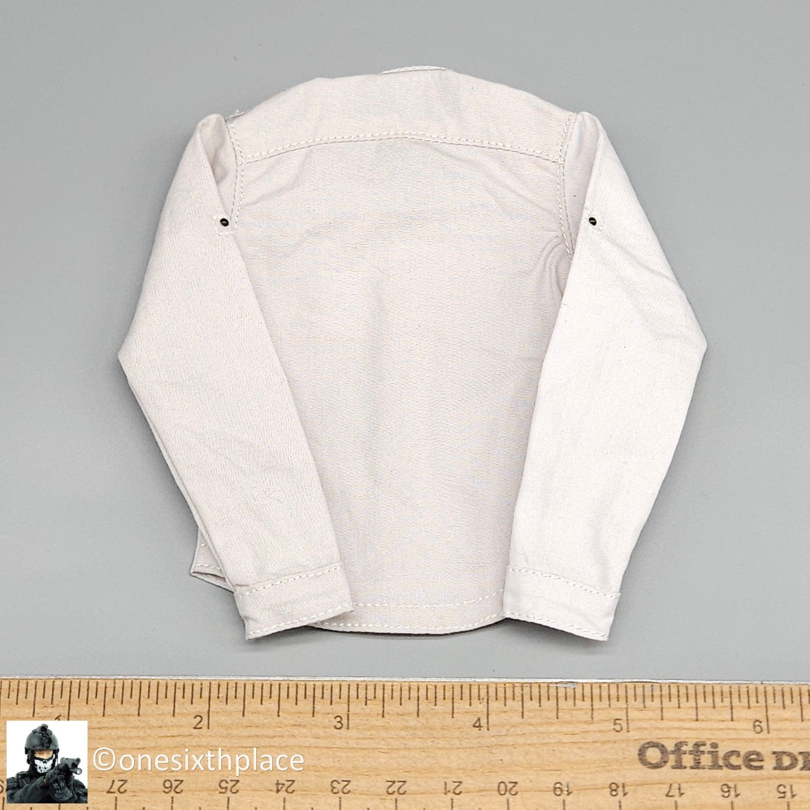 1:6 scale Easy & Simple Coalition Forces White Shirt for 12" Figure 26065SC