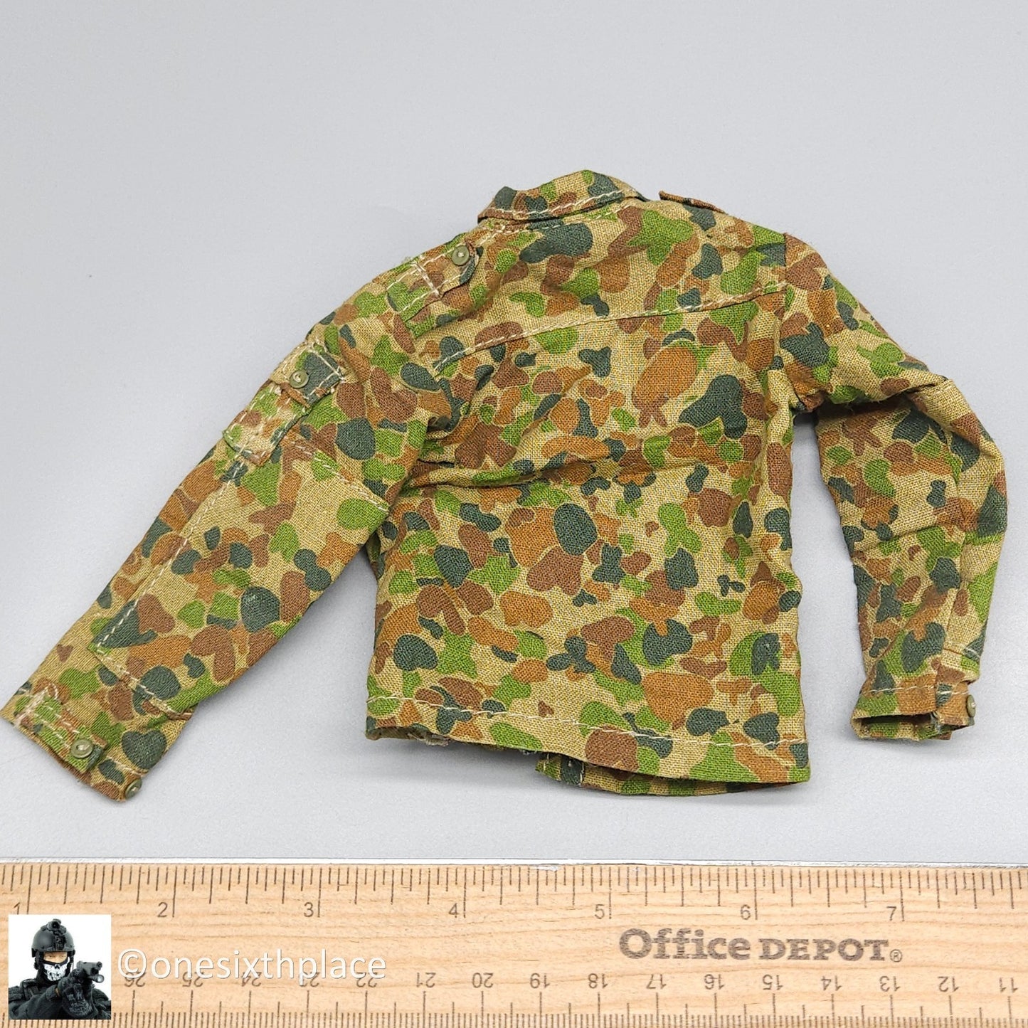 1:6 scale BBI Australian SASR Sean Bannon Auscam Camo Shirt for 12" Figures