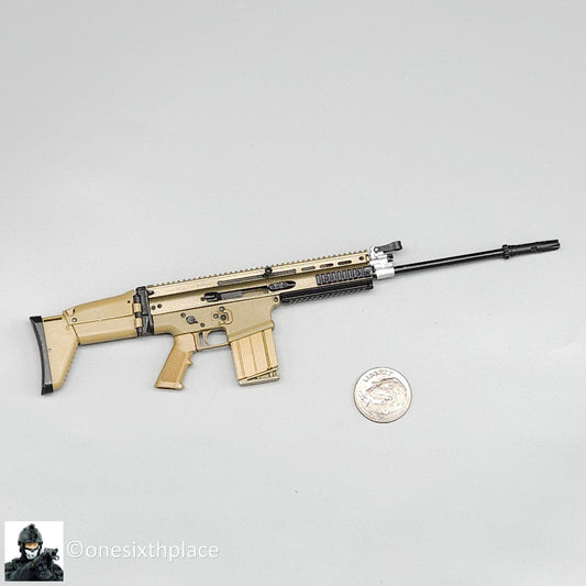 1:6 scale Mini Times FN SCAR-H MK17 7.62 Base Rifle for 12" Figures