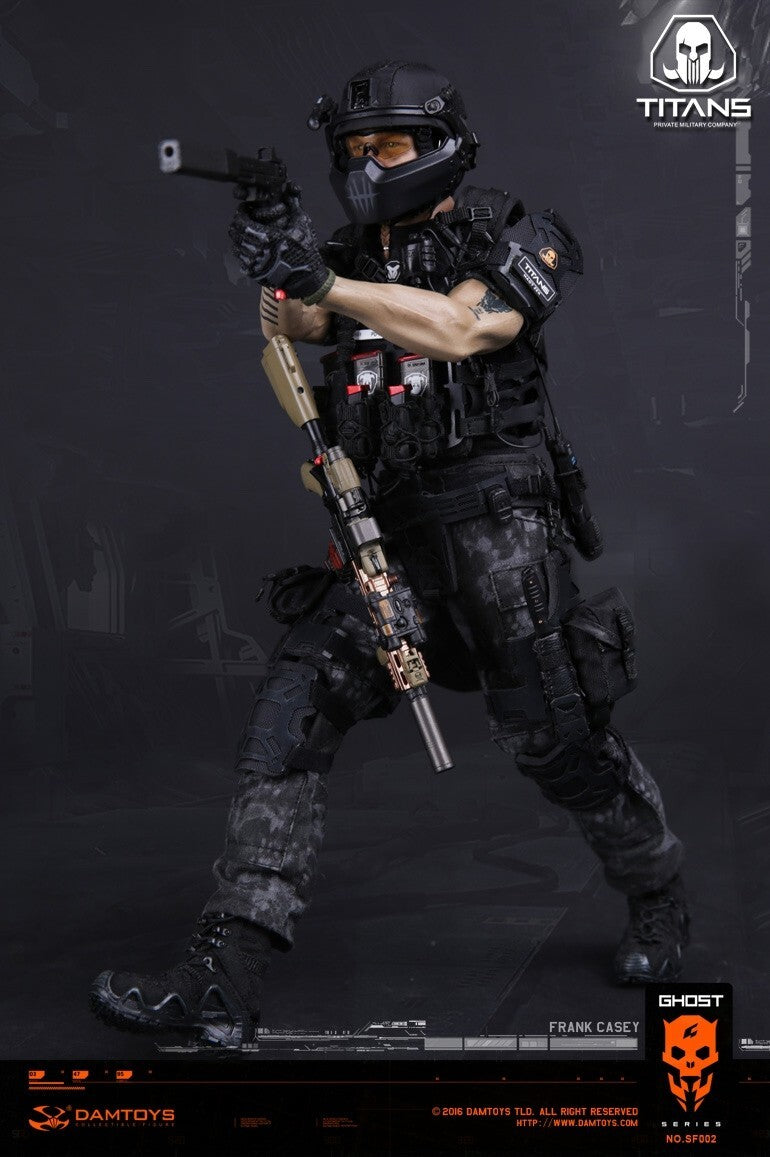 1:6 scale DamToys SF002 GHOST SERIES TITANS PMC Frank Casey 12" Figure