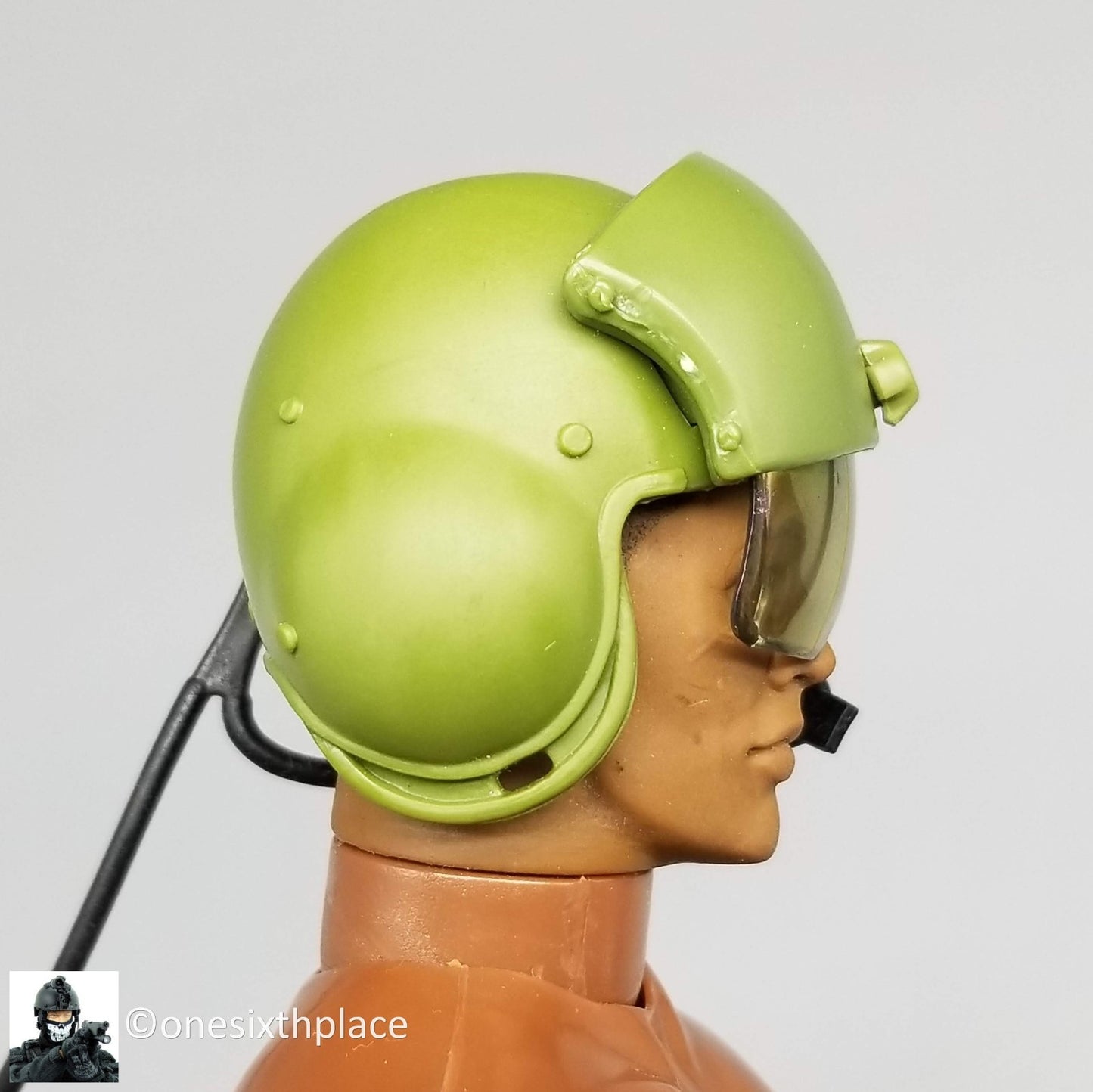 1:6 scale Hasbro US Army Female Helicopter Pilot Helmet 12" Figures