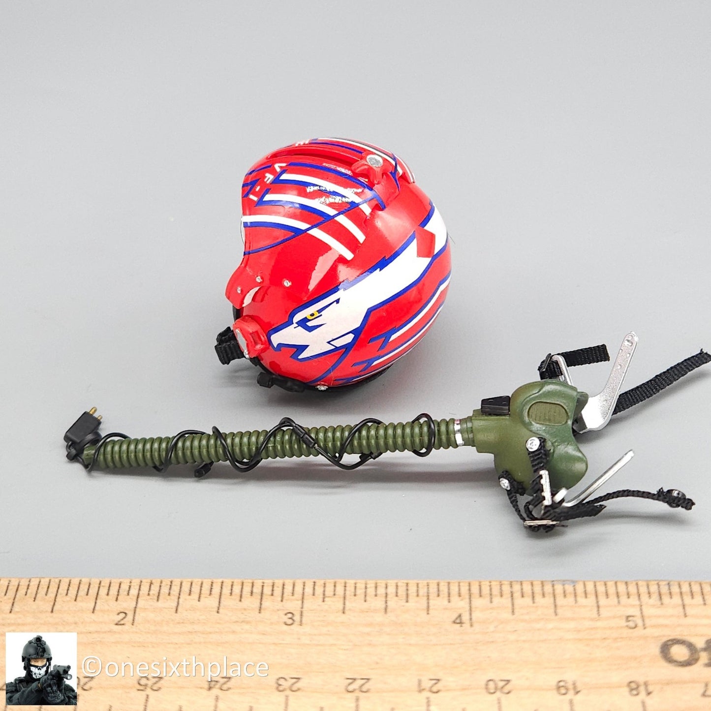 1:6 DID US Navy F-14 Pilot Tom & Nick "Goose" Flight Helmet for 12" Figures