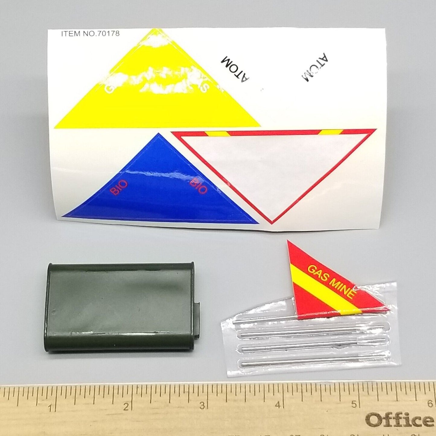 1:6 Dragon "Josh" NBC Marking Kit w/ Warning Flags 12" GI Joe Army DamToys BBI