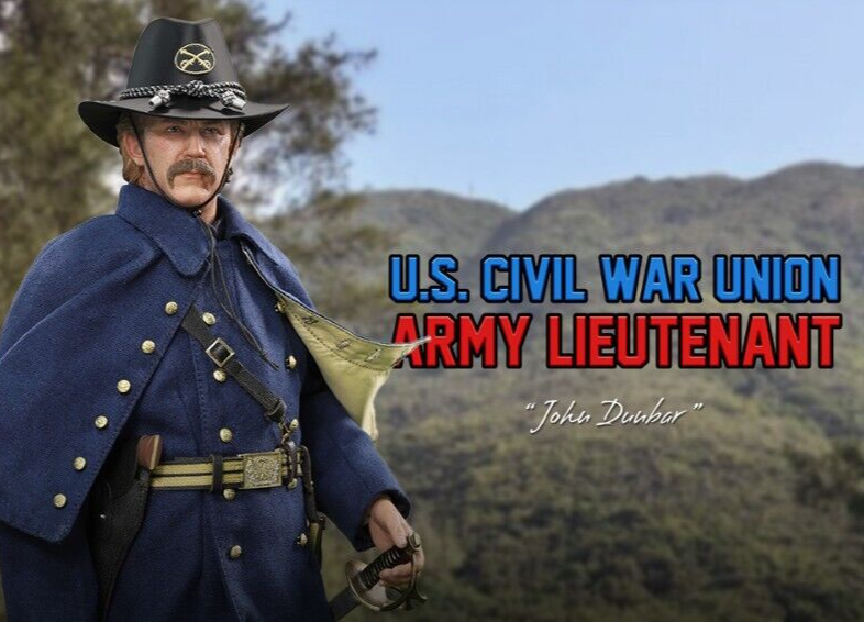 1:6 scale DiD US Civil War Union Army Lieutenant John Dunbar 12" Figure NS80175