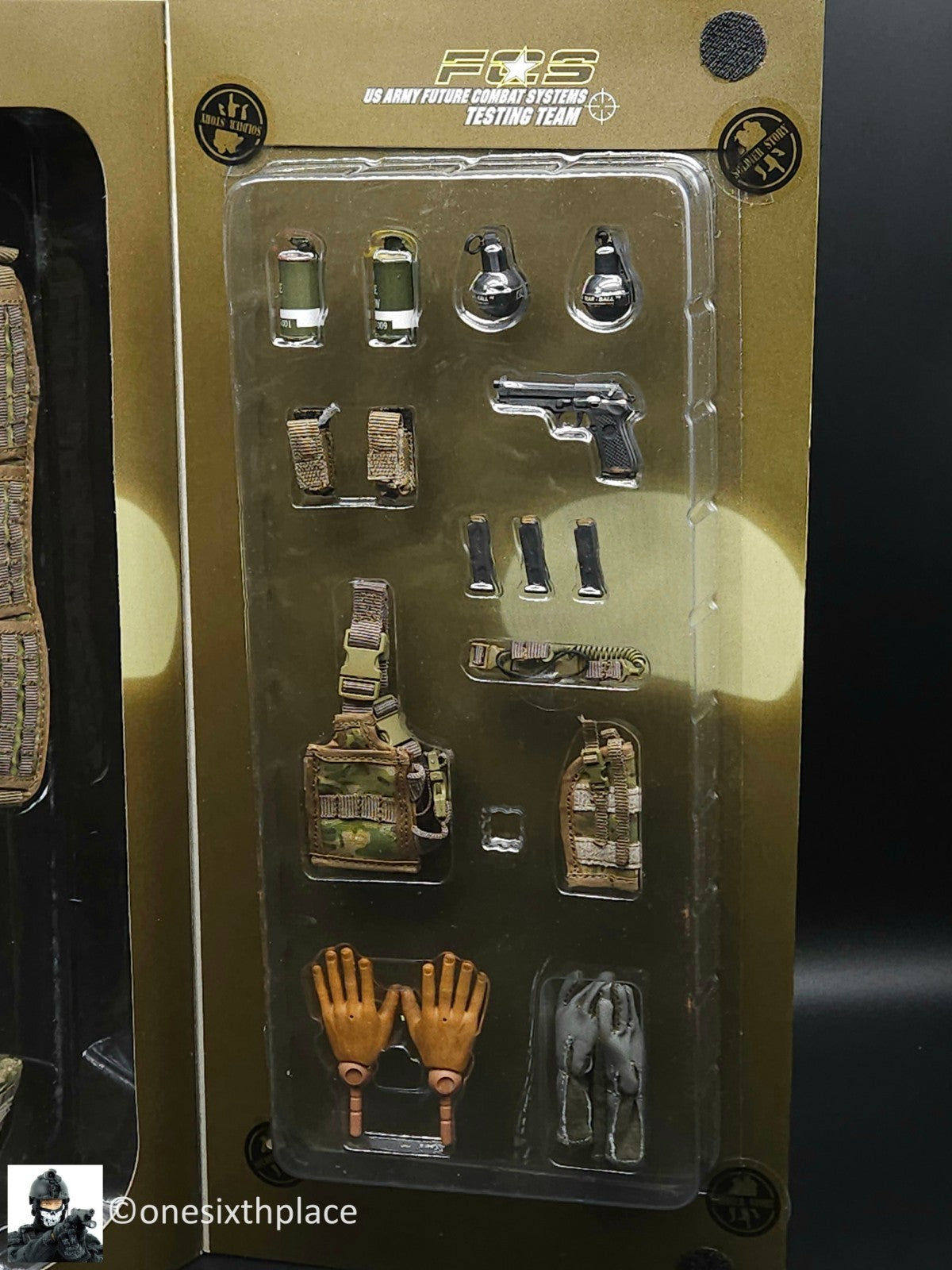 1:6 scale Soldier Story US Army FCS Testing Team Multicam Version 12" Figure