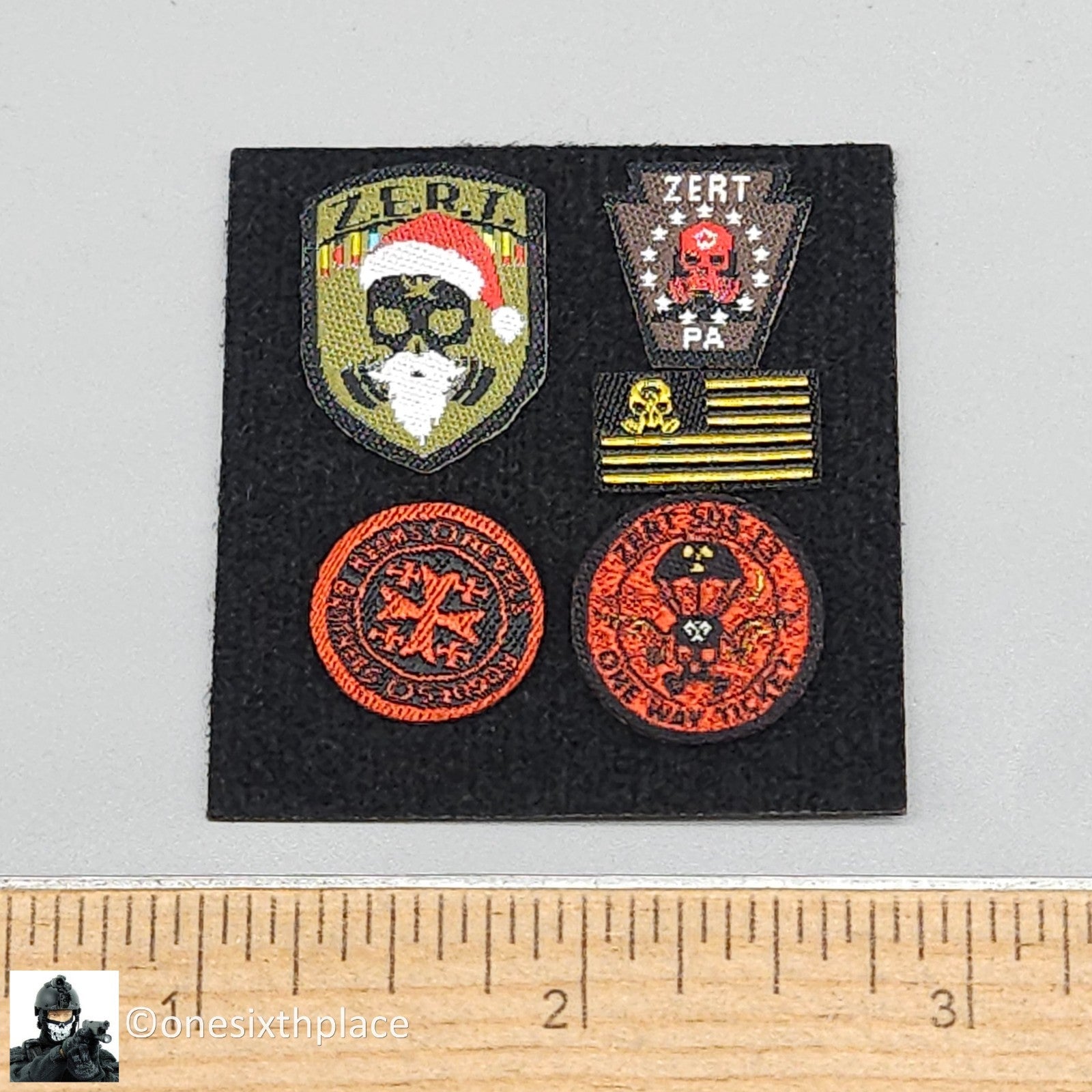 1:6 Easy & Simple ZERT Super Death Squad One Way Ticket Patches Set