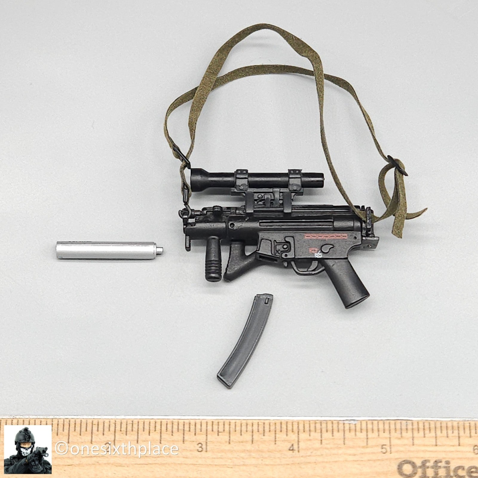 1:6 scale BBI British SAS Clark Metal MP5 Submachine Gun for 12" Figures