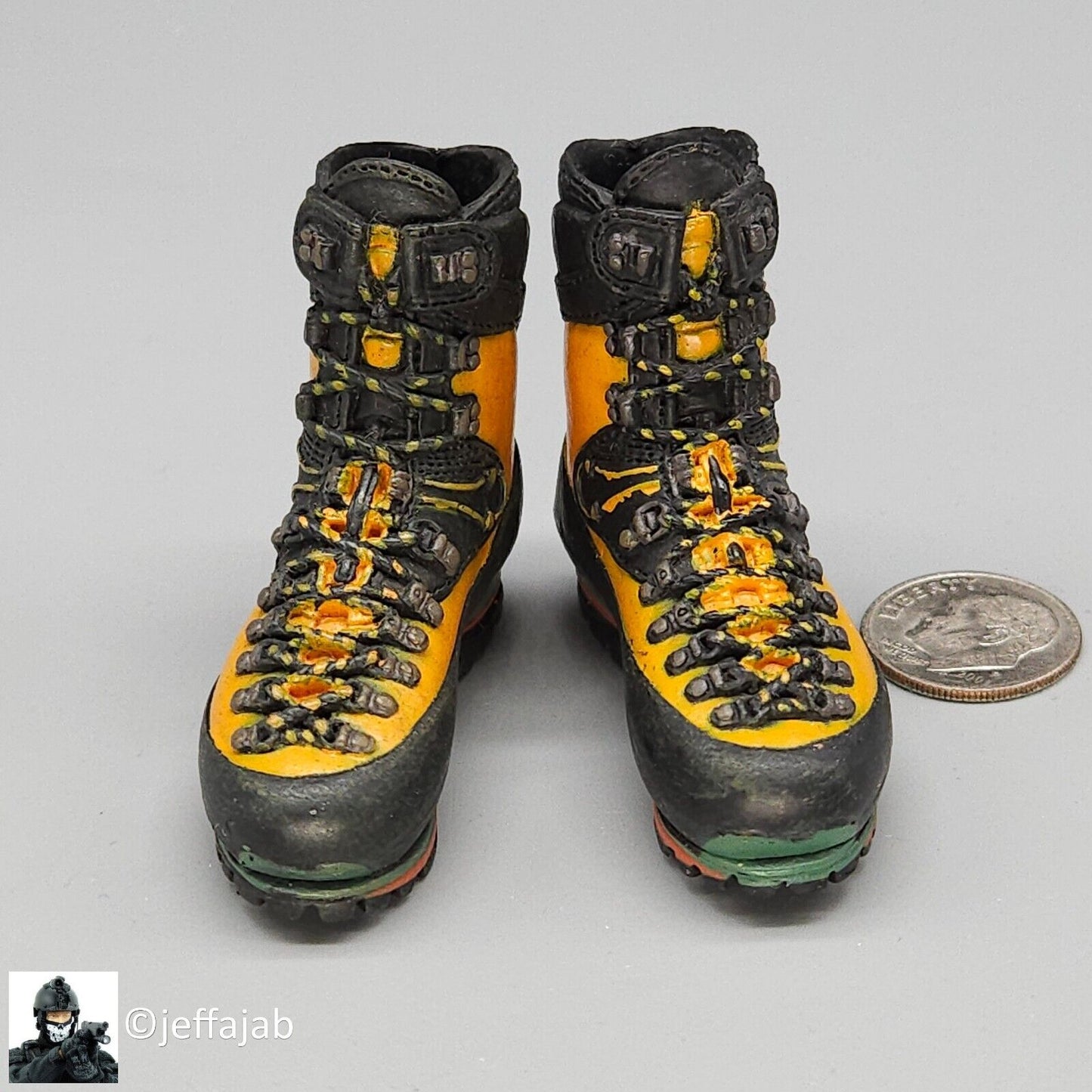 1:6 Hot Toys Special Forces Mountain Ops Sniper Cold Weather Boots  12" Figure