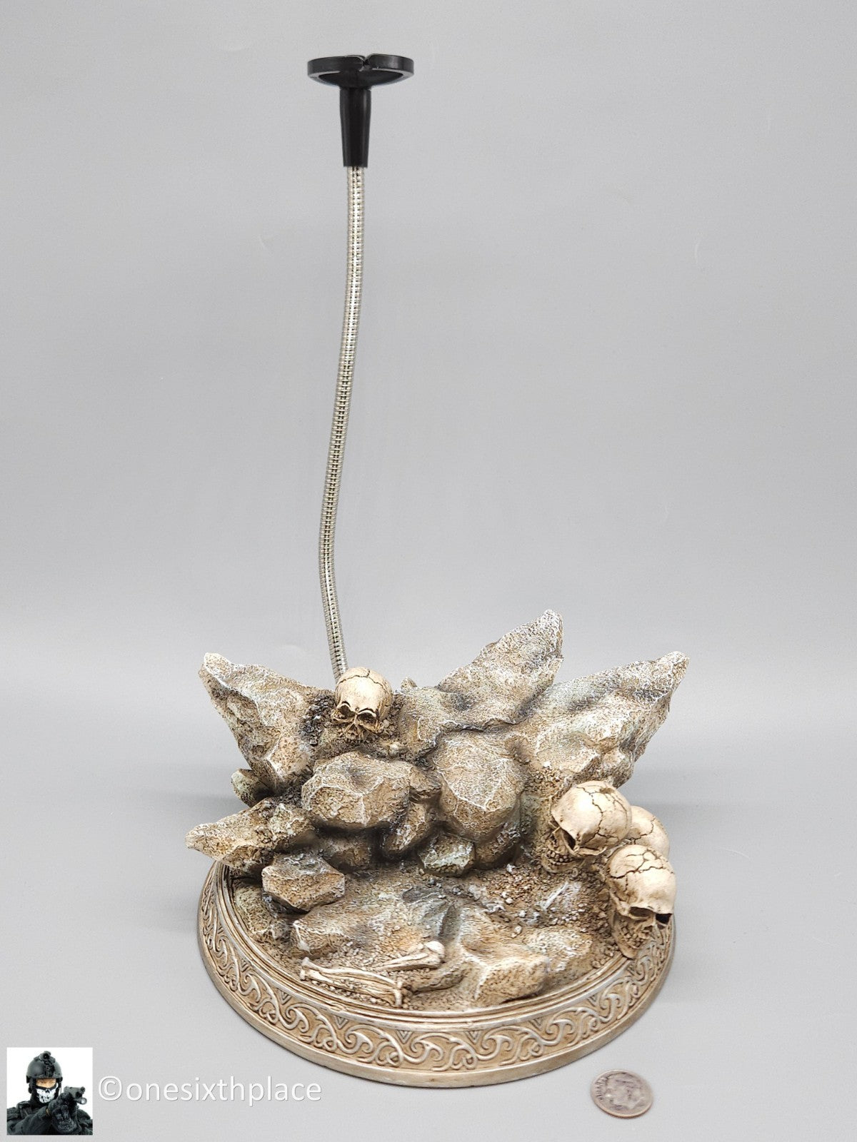 1:6 TBLeague PL2022-202B Hell’s Messenger Silver Display Stand for 12" Figures