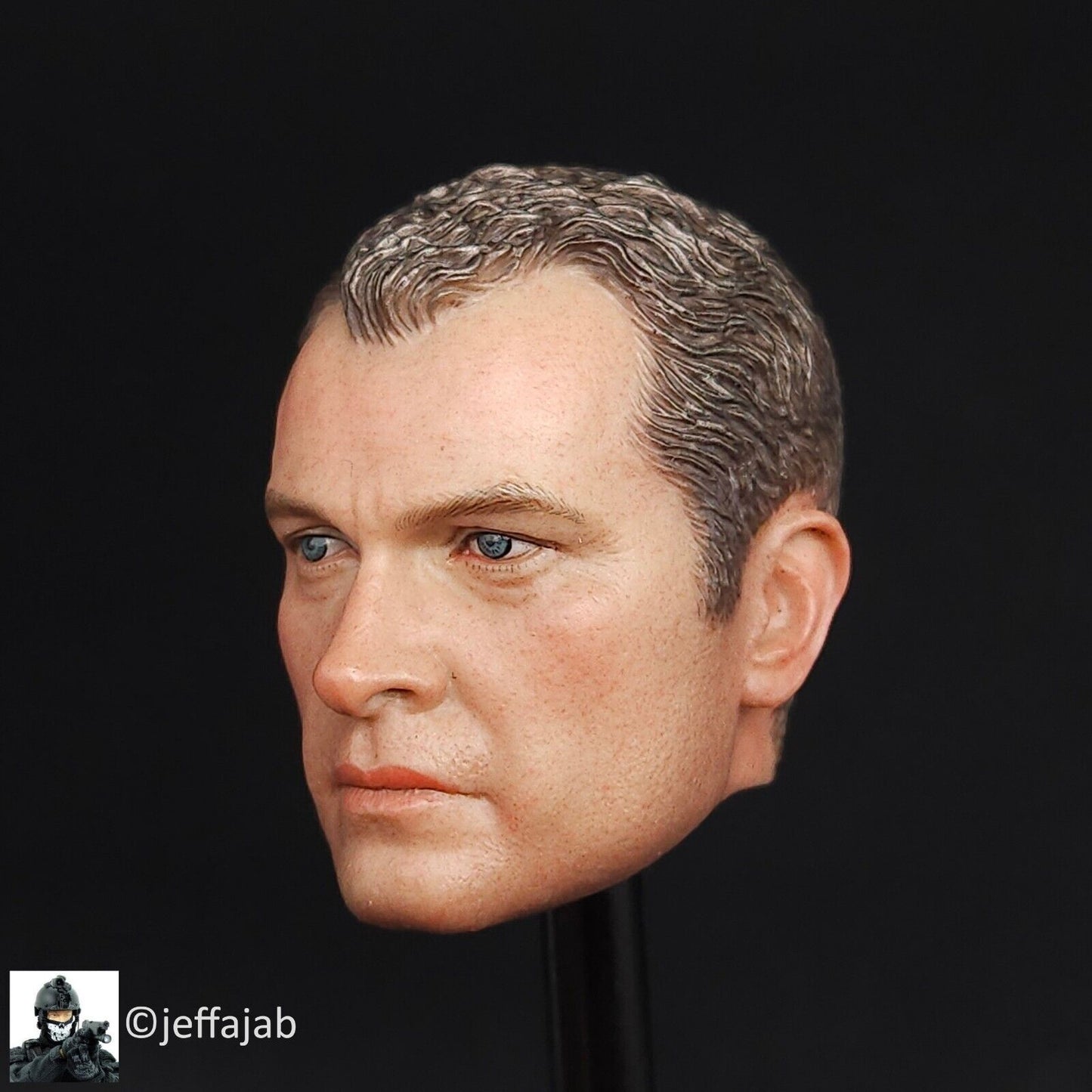 1:6 scale Soldier Story WWII US Infantry Ardennes Male Head Sculpt 12" Figures