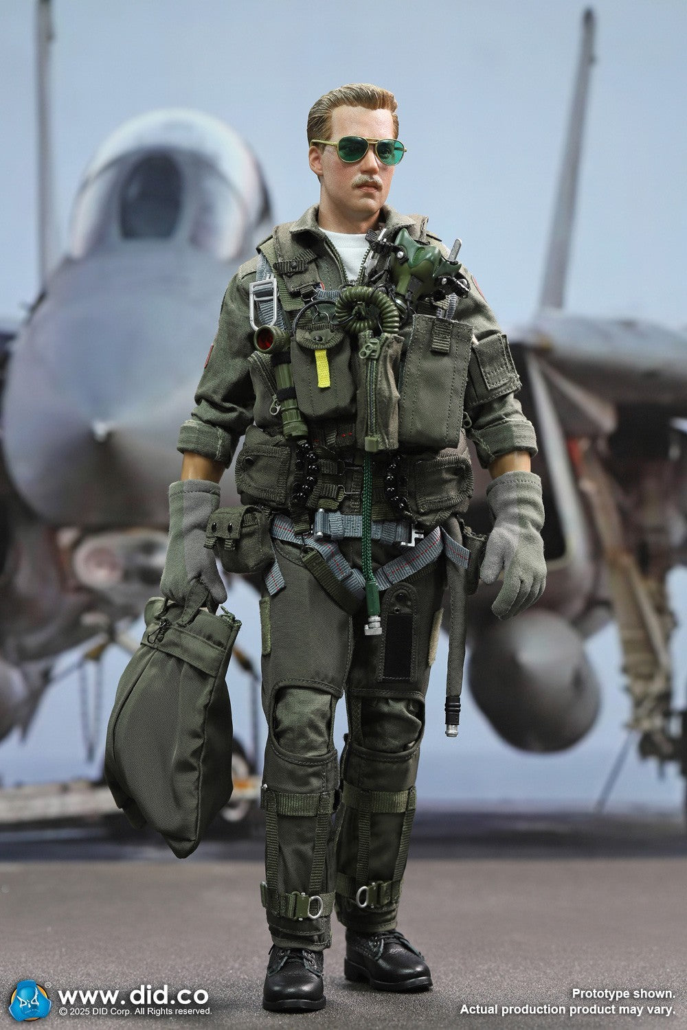 1:6 DID US Navy F-14 Pilot Tom & Nick Flight Suit for 12" Figures