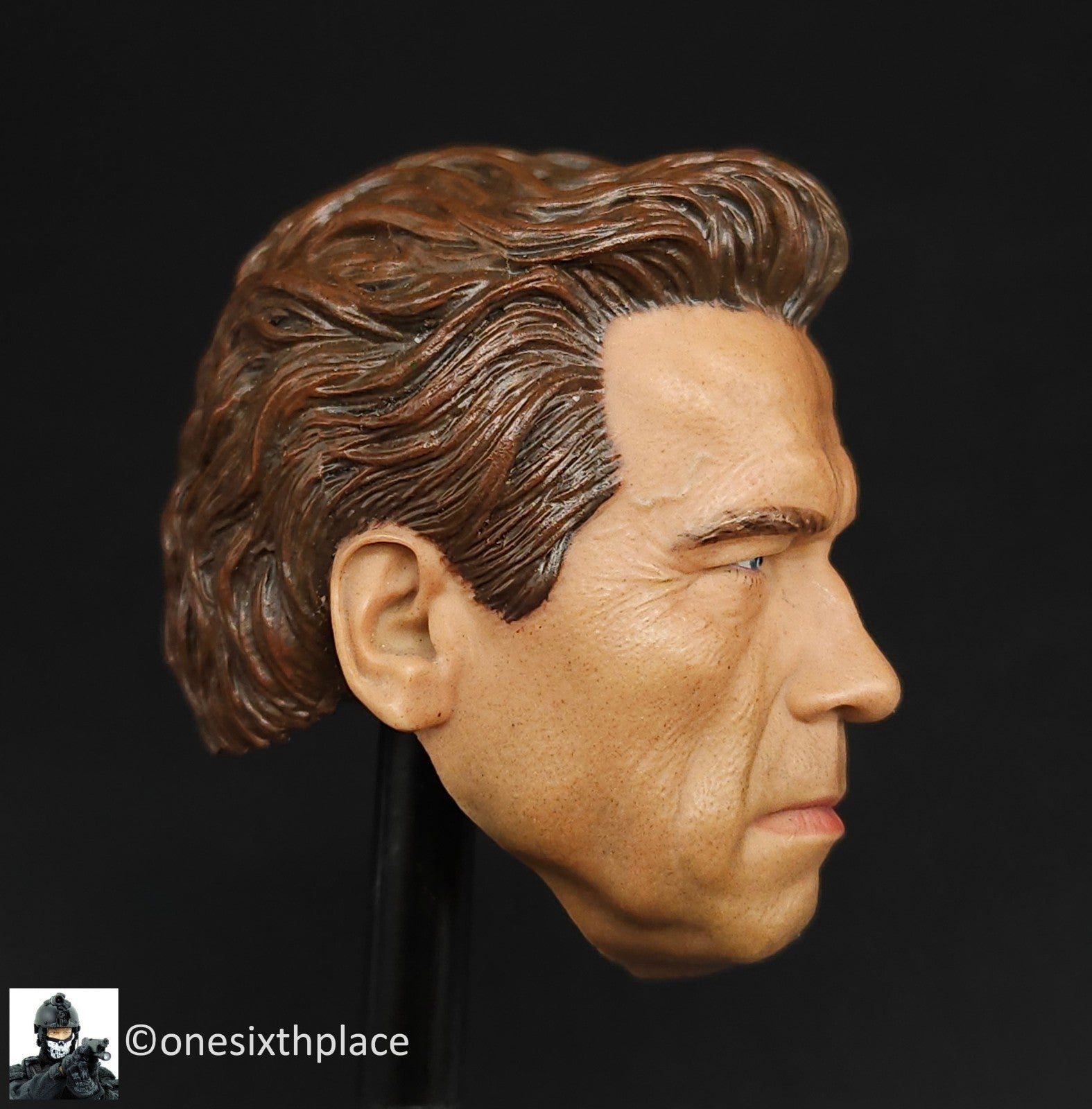 1:6 scale Arnold Old Terminator T800 Head Sculpt for 12" Figures