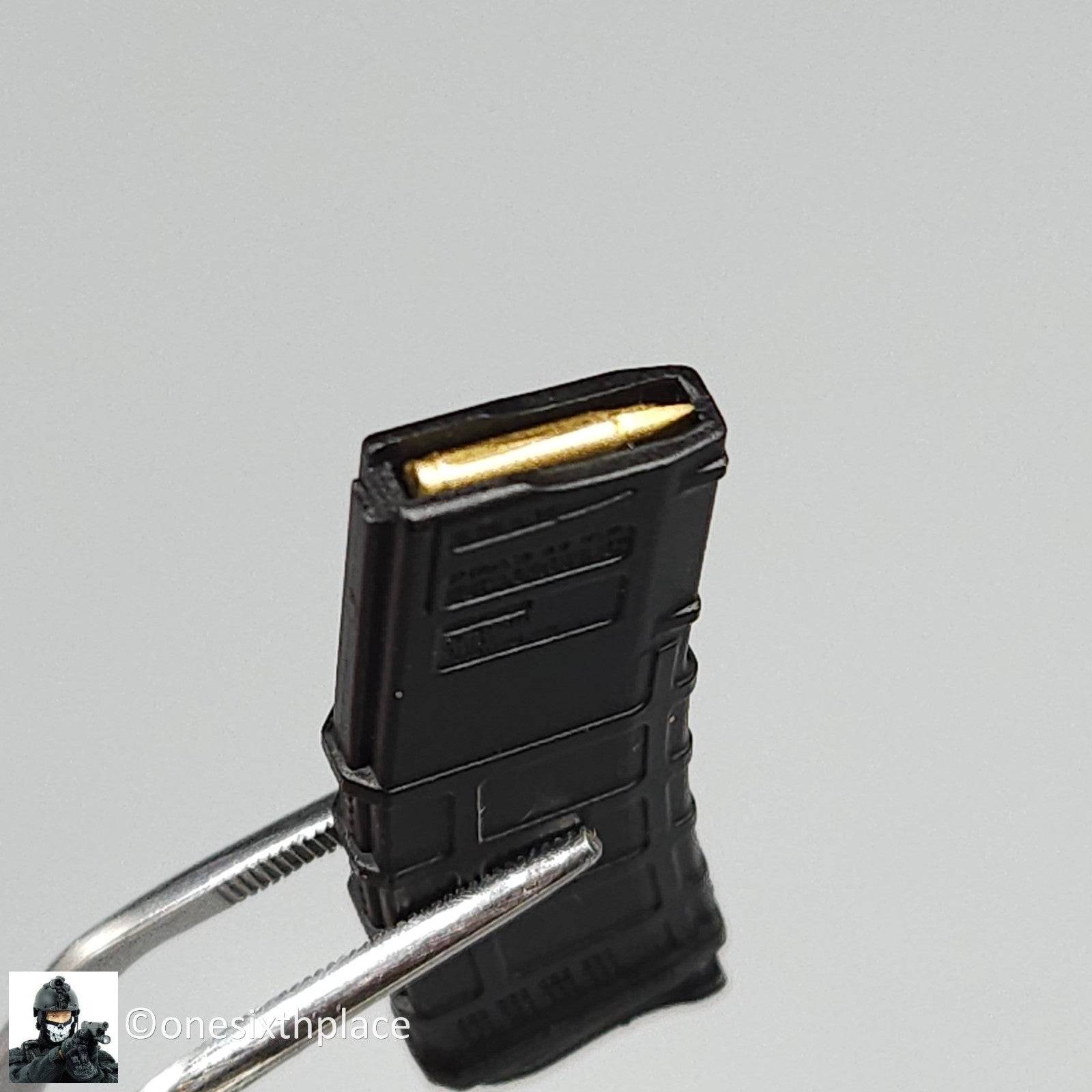 1:6 Easy & Simple PMC PMAG 30rd Rifle Ammo Mag w/ Ranger Plate for 12" Figures