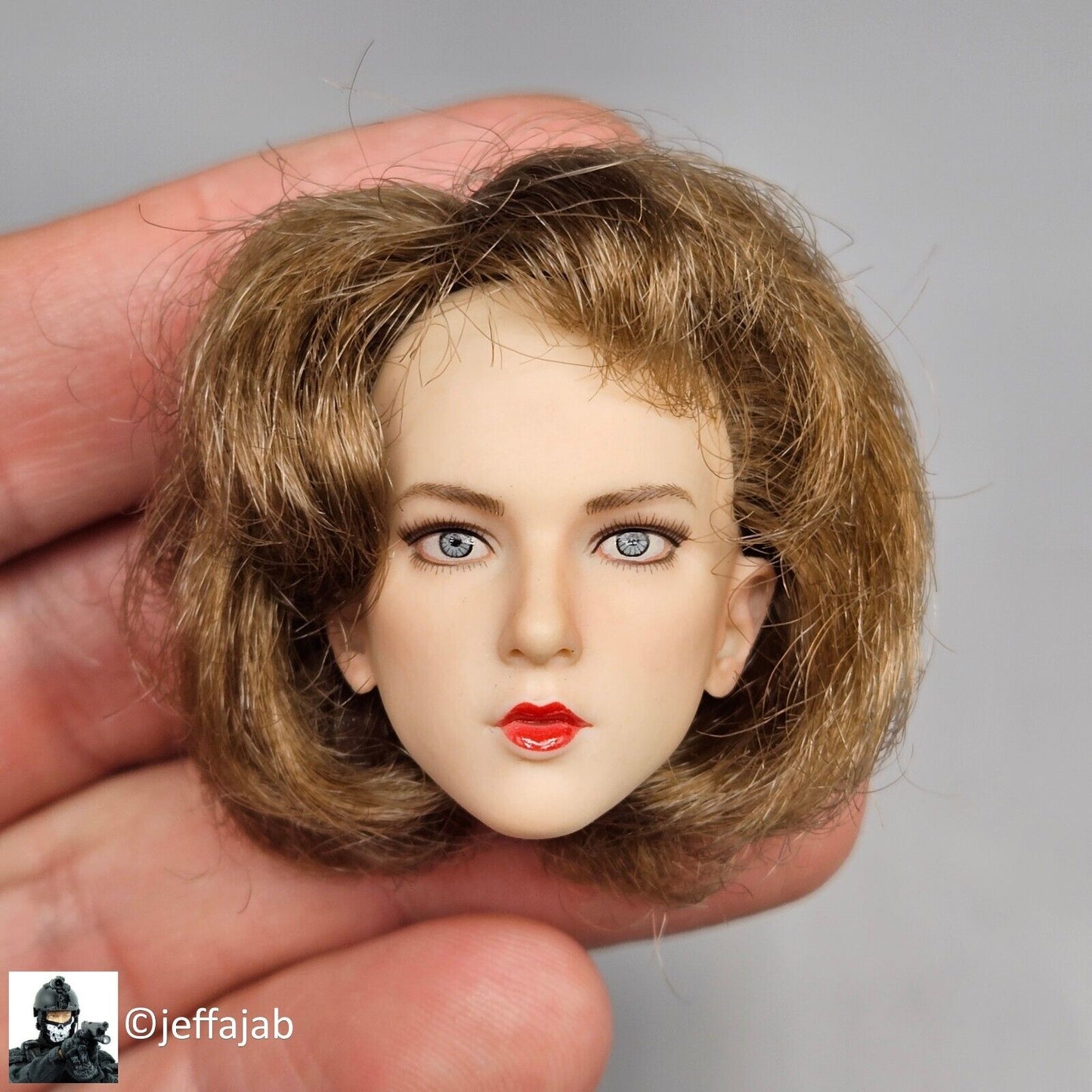 1:6 BBK GI Joe Lady Jaye Female Head Sculpt for 12" TBLeague Cy Girl Phicen