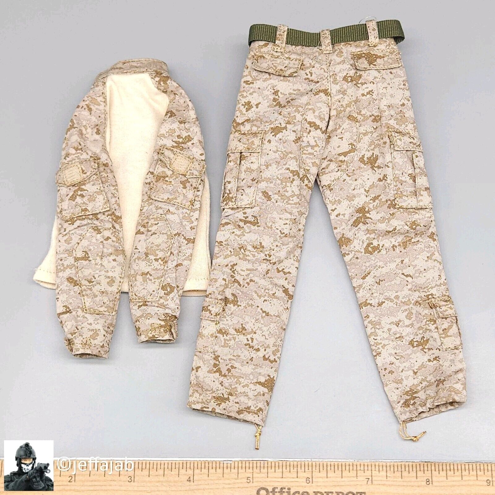 1:6 Easy Simple USMC 26th MEU Desert MARPAT Uniform for 12" Figures