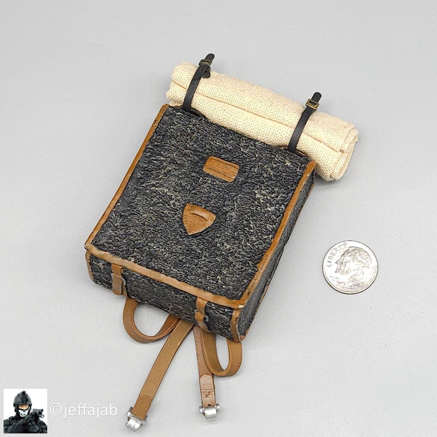 1:6 Sideshow Civil War Union Berdan Sharpshooter Knapsack Backpack #3 12" Figure