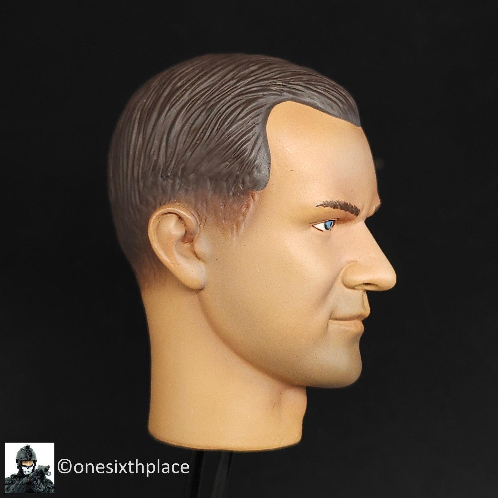 1:6 scale Dragon WWII German DAK Egon Male Head Sculpt for 12" Figures