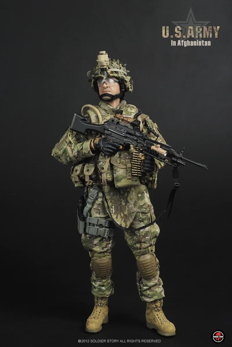 1:6 Soldier Story US Army in Afghanistan Multicam Waist Pack w/ Belt 12" Figure