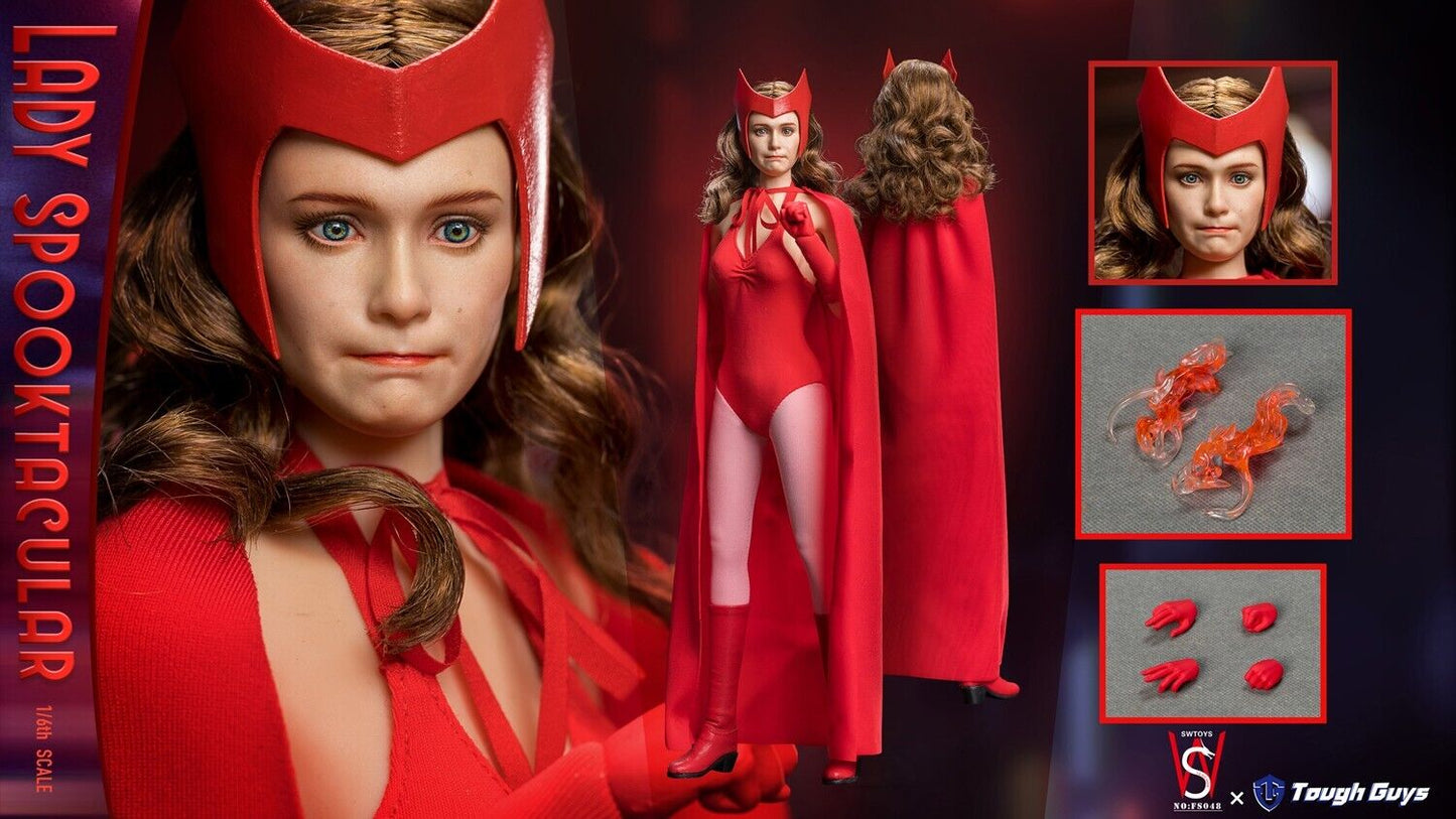 1:6 scale SW Toys Lady Spooktacular Scarlet Witch Magic Fire Flames (Plastic)