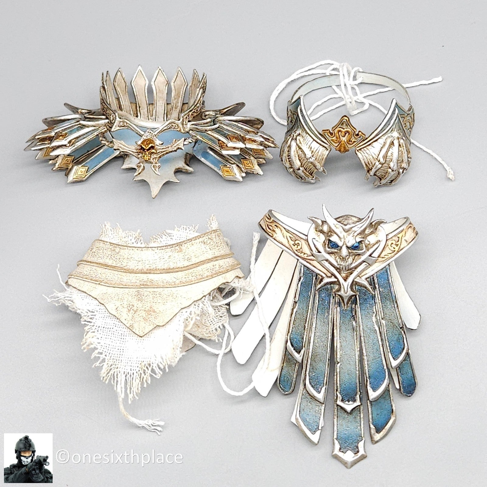 1:6 TBLeague PL2022-202B Hell’s Messenger Silver Female Armor Set for 12" Figure