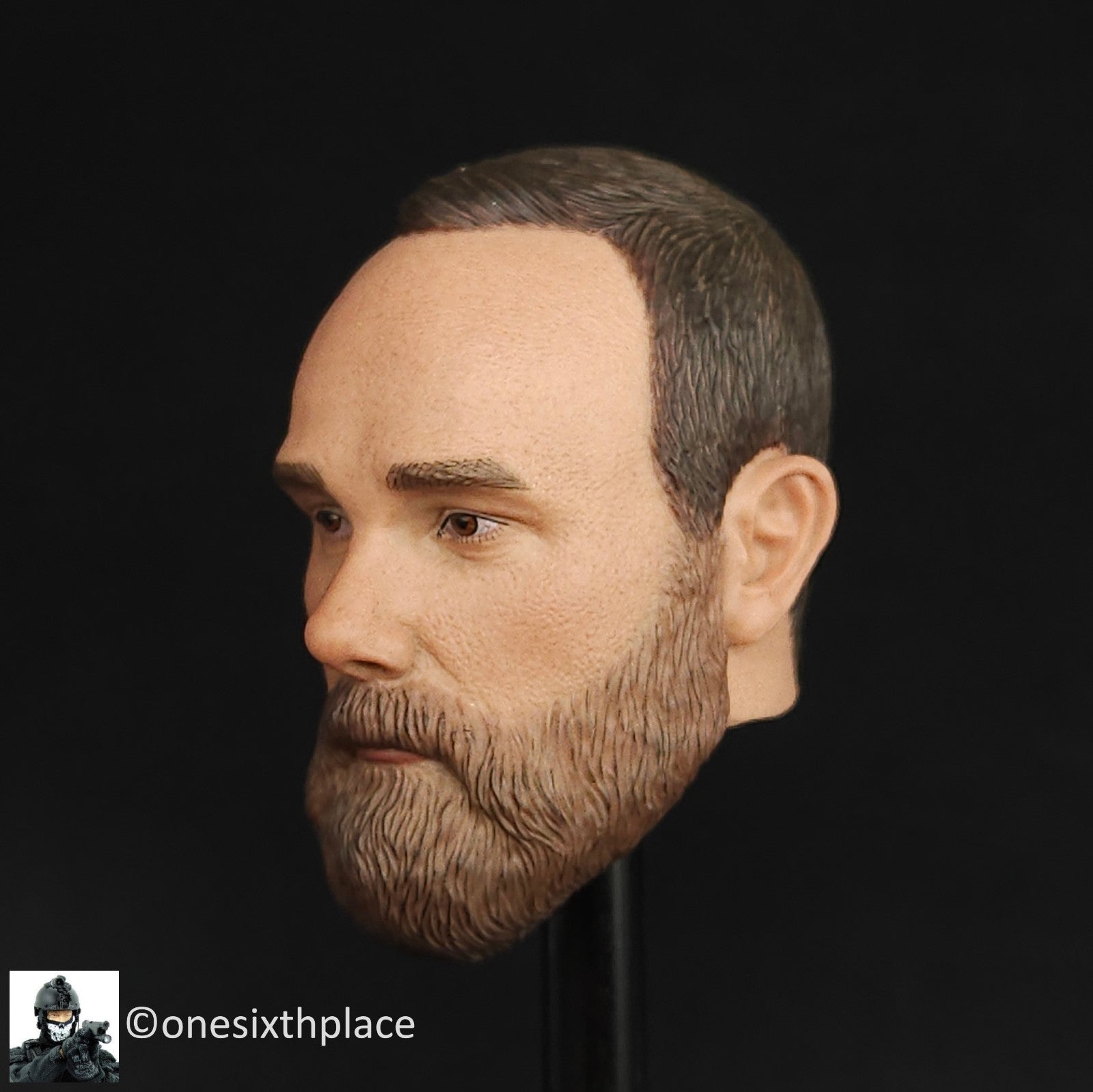 1:6 Easy & Simple HRT Minuteman ShotShow 2025 Male Head Sculpt for 12" Figures