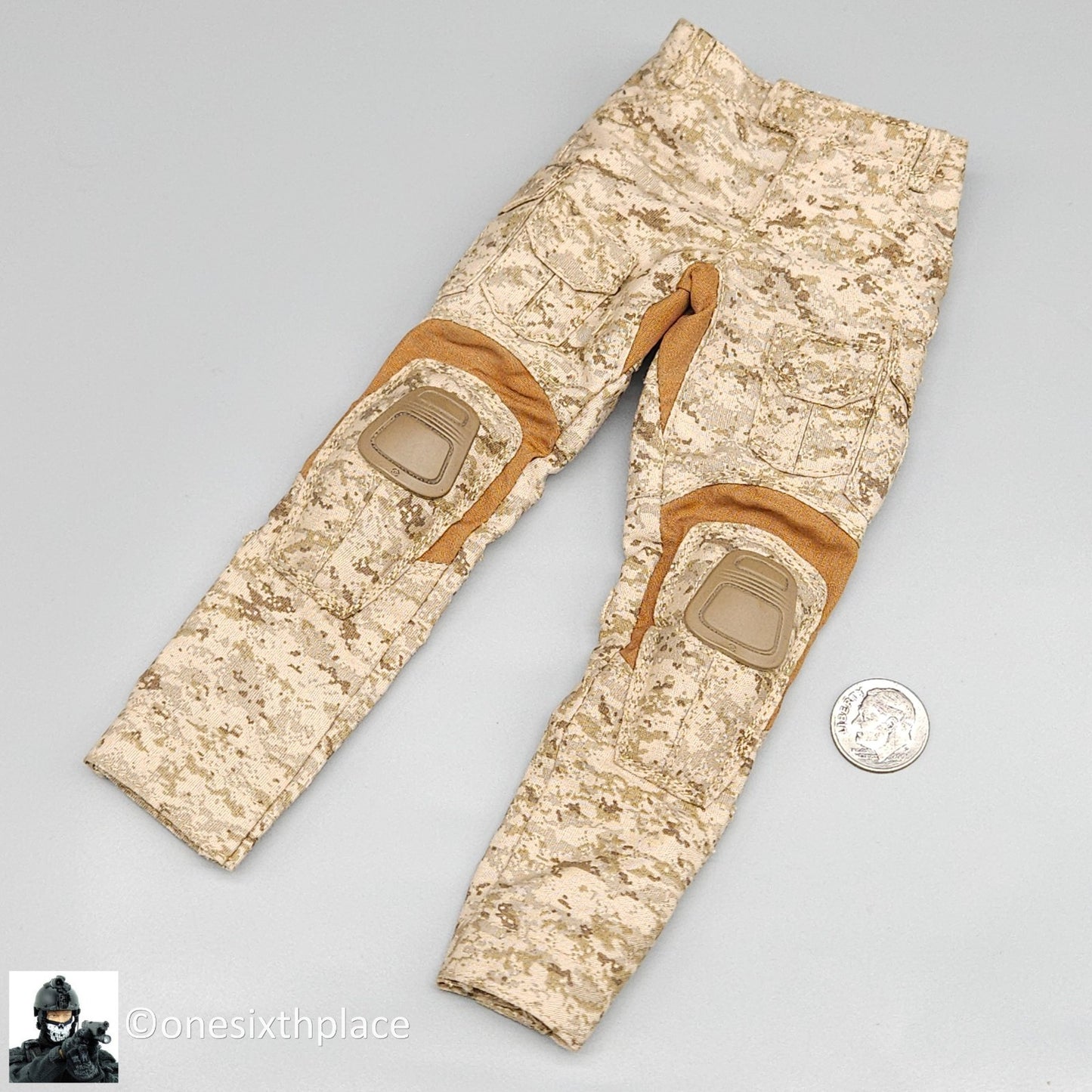 1:6 scale Easy & Simple Desert MARPAT Gen 3 Combat Pants for 12" Figures