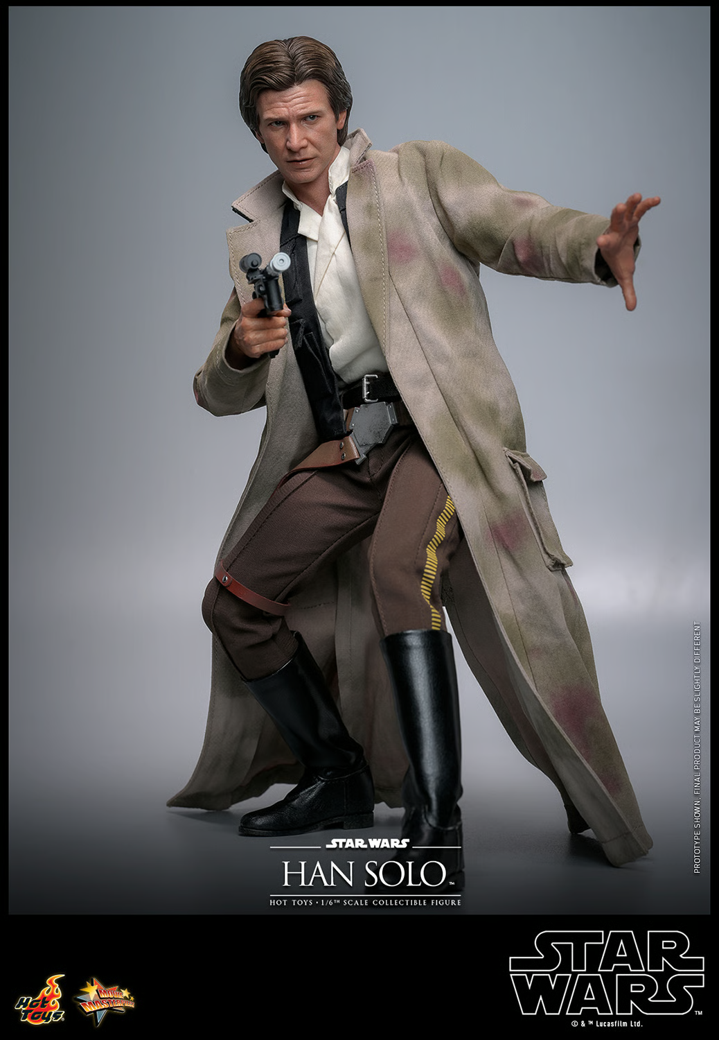 1:6 scale Hot Toys Star Wars Han Solo 12" Action Figure MM740