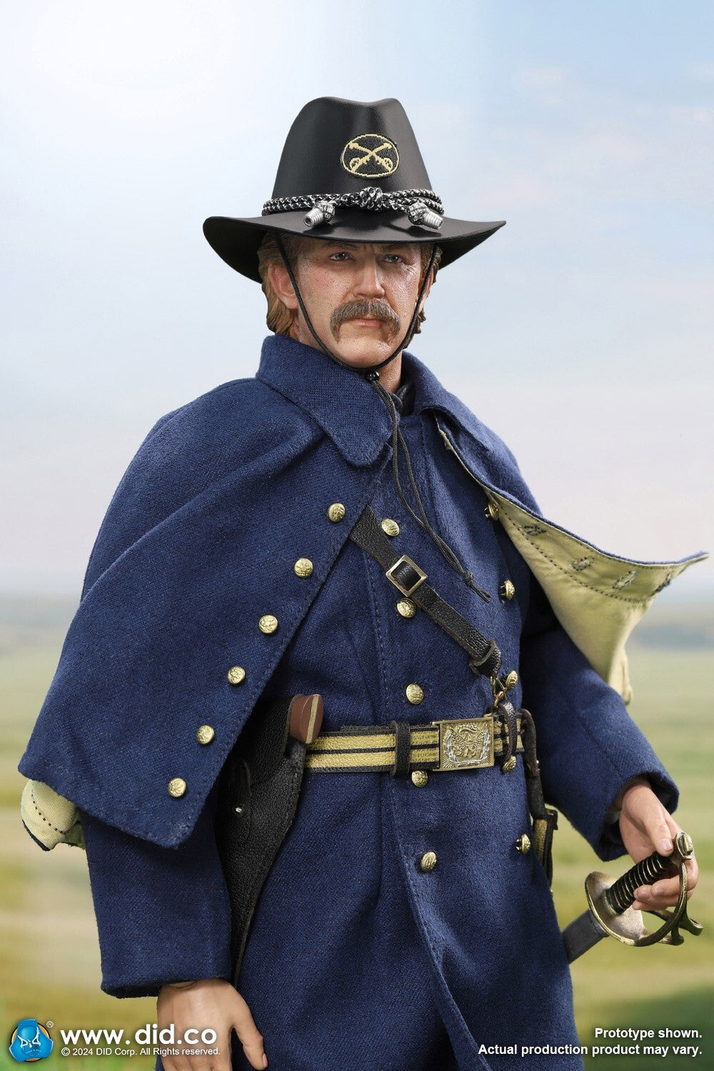 1:6 scale DiD US Civil War Union Army Lieutenant John Dunbar 12" Figure NS80175