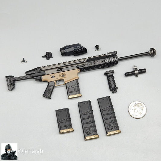 1:6 Easy & Simple PMC Field Recce SCAR H Rifle Set for 12" Figures