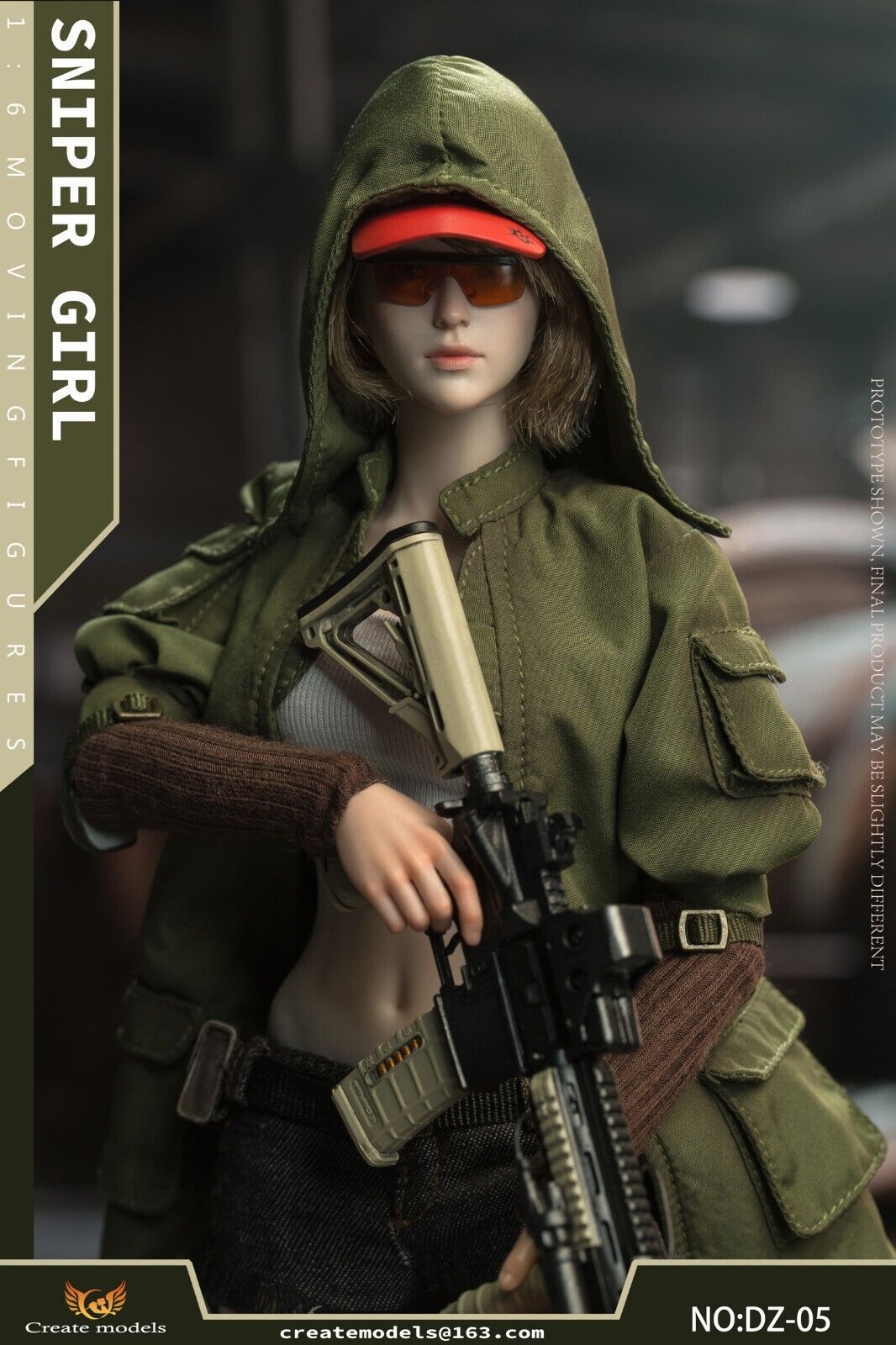 1:6 scale Create Models Female Sniper Girl Songbird Small Ammo Pouch