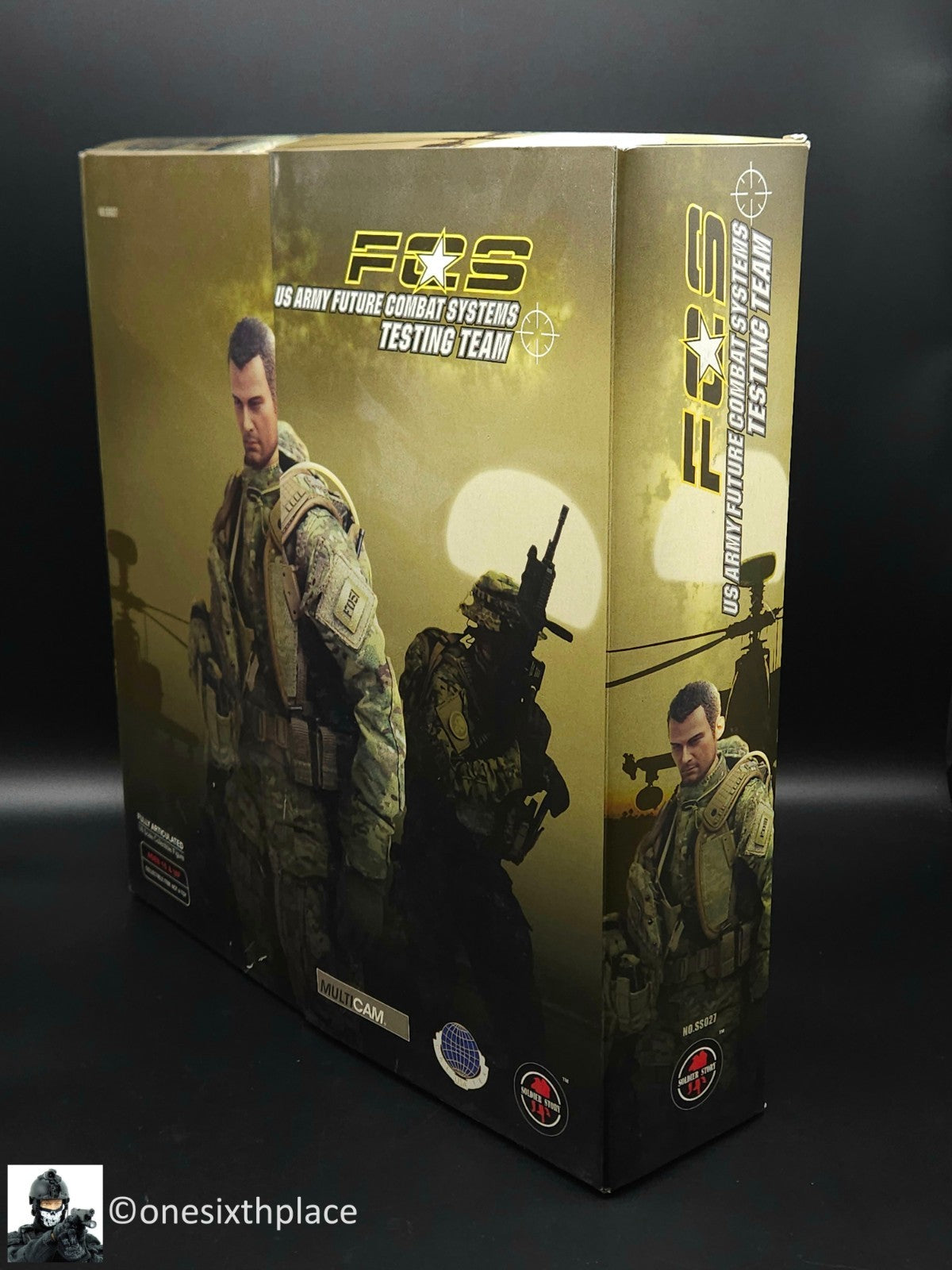 1:6 scale Soldier Story US Army FCS Testing Team Multicam Version 12" Figure
