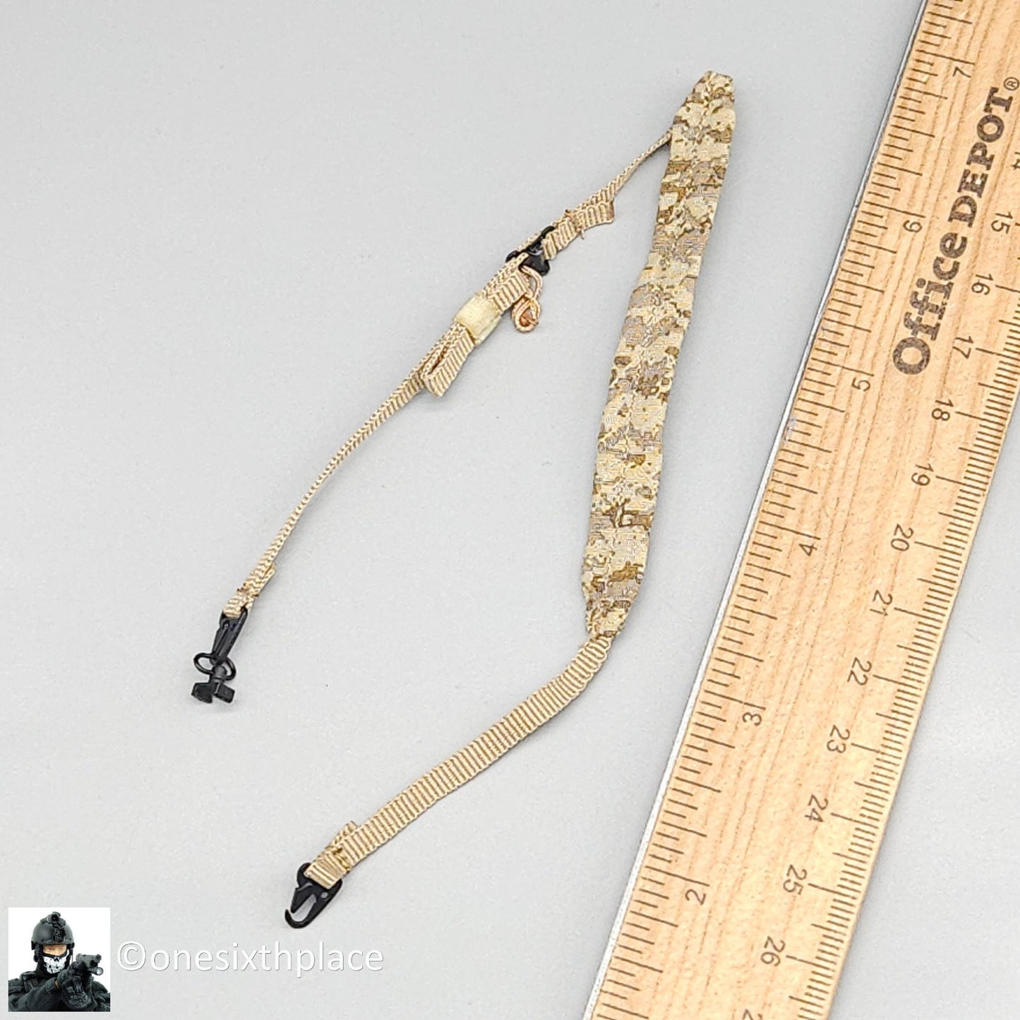 1:6 scale DamToys Decade of Navy SEALs AOR1 Camo Rifle Sling for 12" Figures