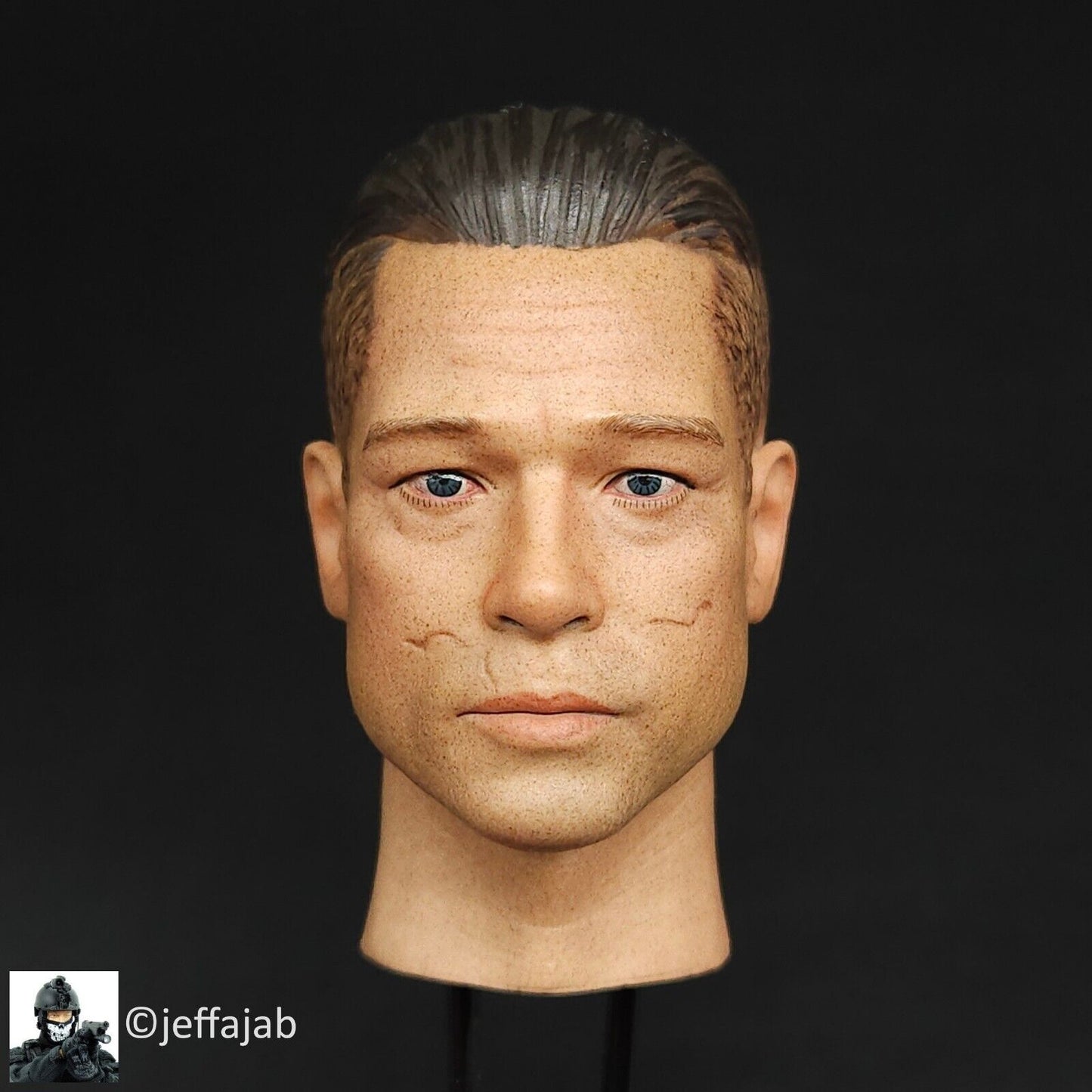 1:6 Mini Times US Army Special Forces Brad Pitt Male Head Sculpt 12" Figure Fury
