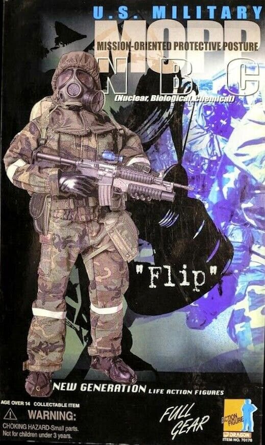 1:6 Dragon "Flip" Silver NBC Suit Detection Strips 12" GI Joe Army DamToys BBI