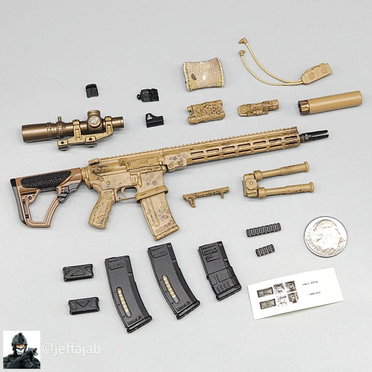 1:6 scale Easy & Simple 10th Special Forces Group URGI 5.56 M4 Rifle Set