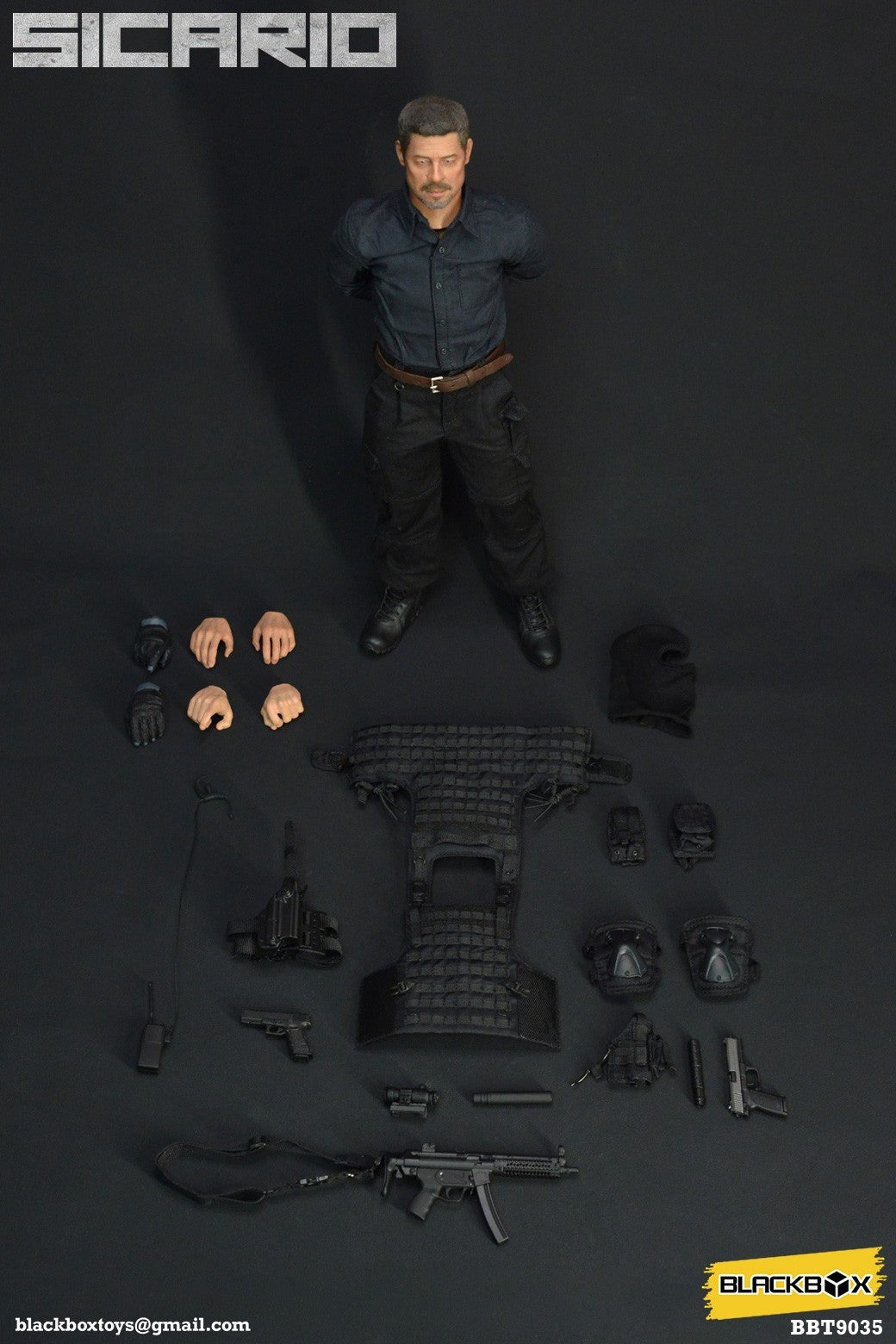 1:6 scale Black Box Toys Sicario 12" Action Figure BB9035
