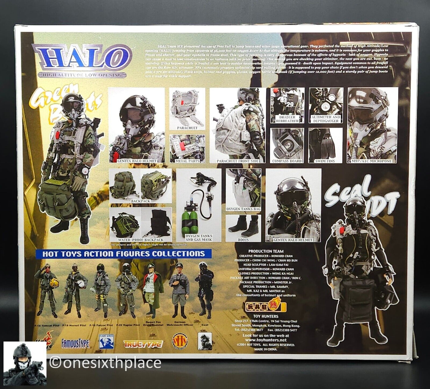 1:6 scale Hot Toys HALO Team US Navy SEAL UDT 12" Figure