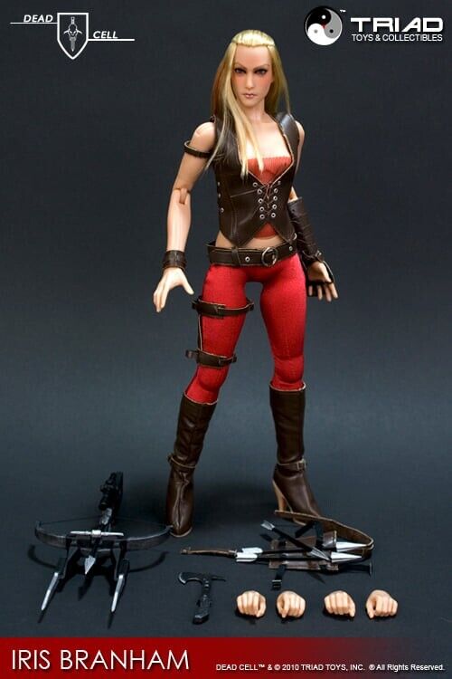 1:6 Triad Toys Dead Cell Iris Branham Female Blond Head Sculpt for 12" Figures