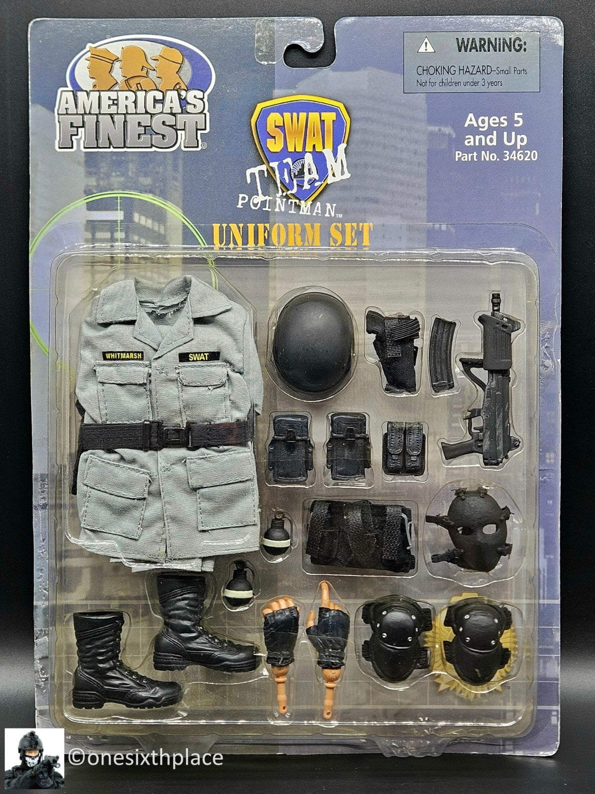 1:6 scale America's Finest SWAT Team Pointman Uniform Set for 12" Figures