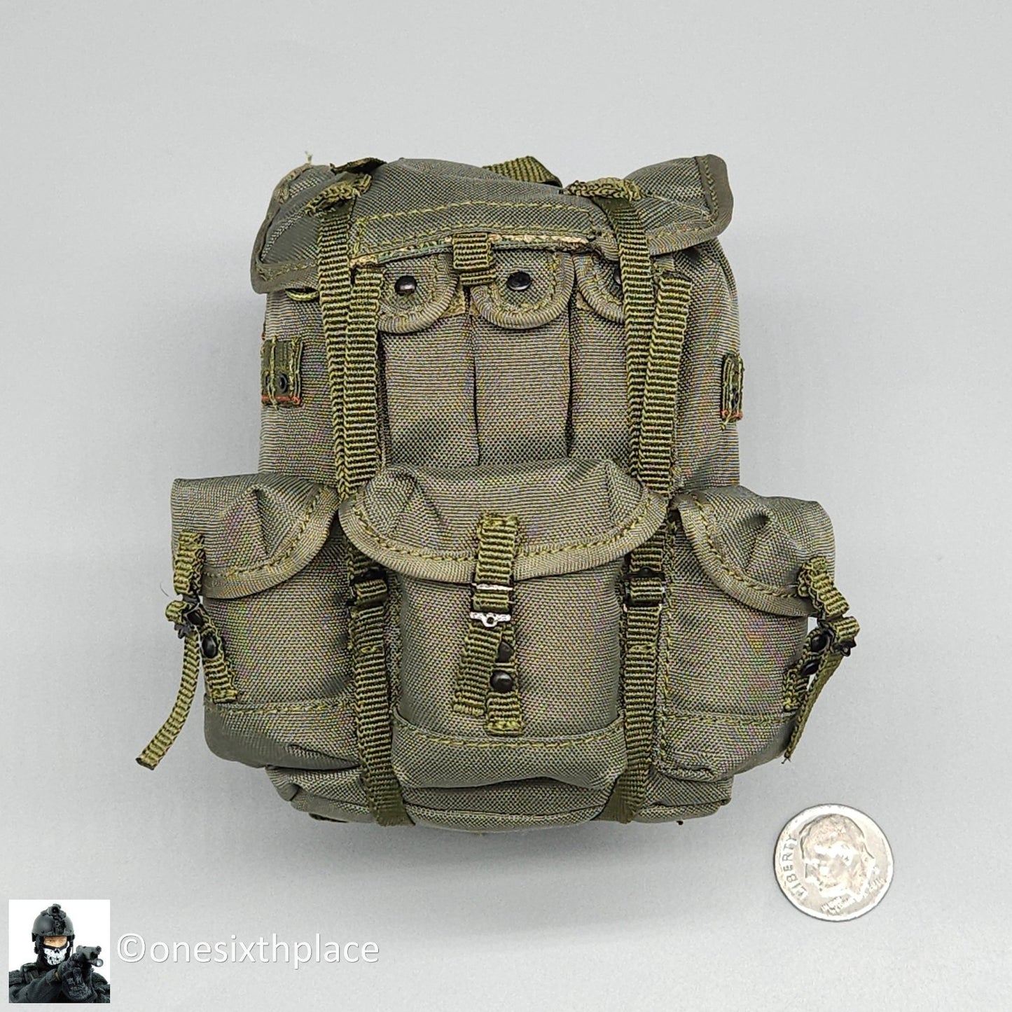 1:6 scale DamToys 75th Ranger Regiment Airborne ALICE Backpack for 12" Figures