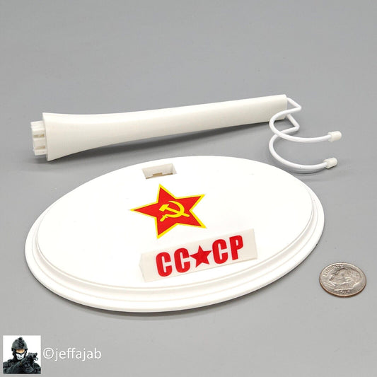 1:6 Flagset Female Red Alert Soviet Tank Lt Galina White Display Stand Base